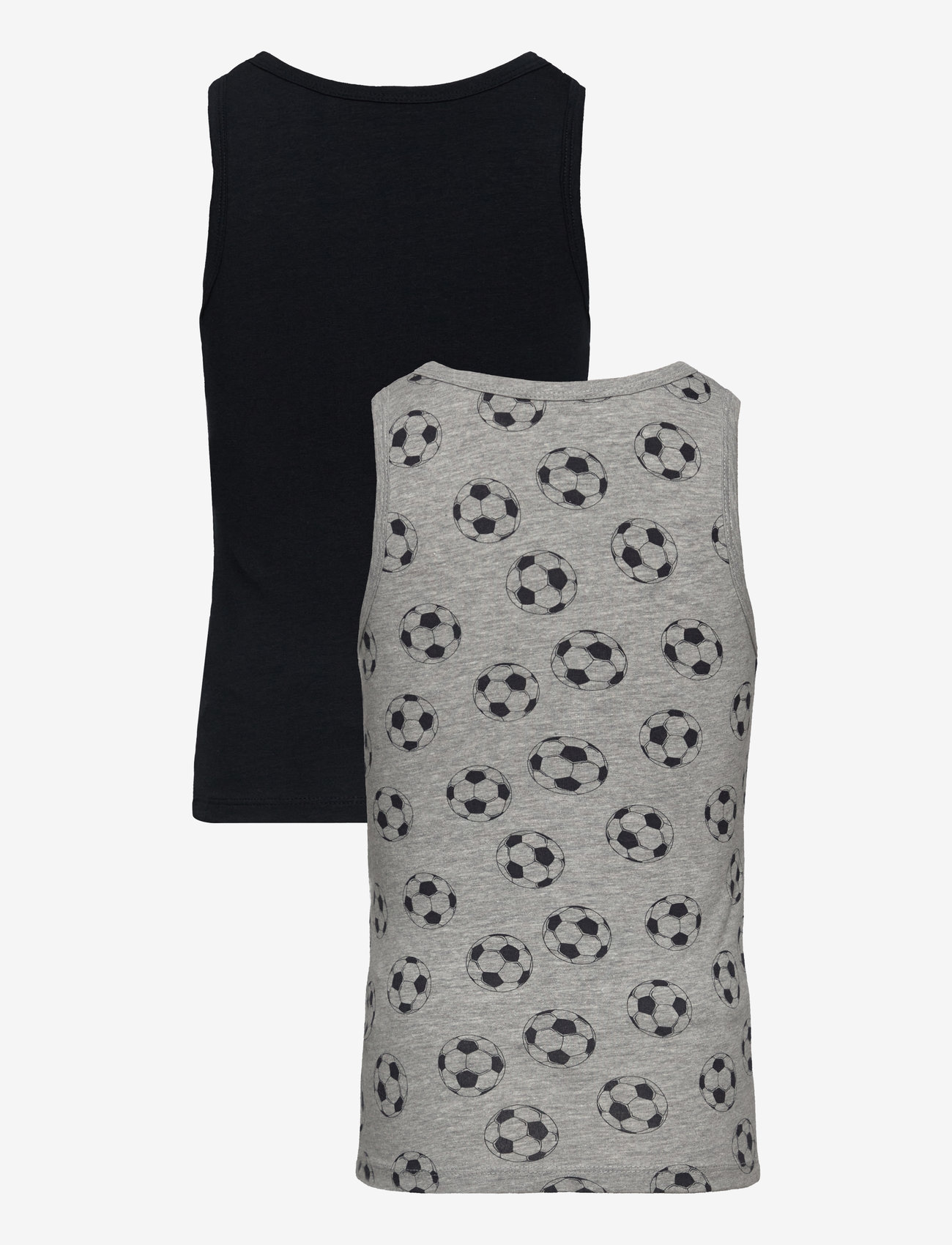 name it - NKMTANK TOP 2P MELANGE FOOTBALL NOOS - grey melange - 1