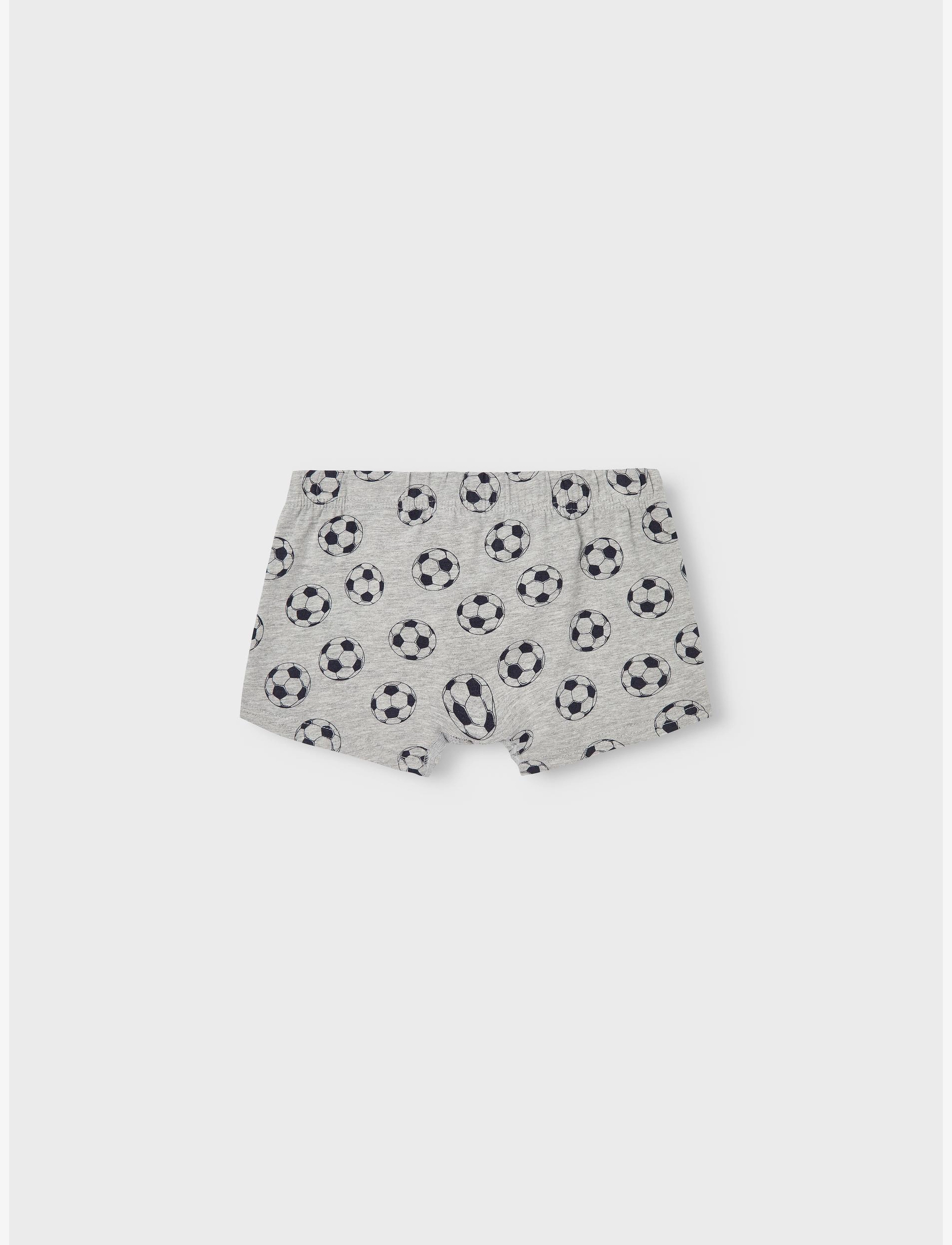 name it - NKMTIGHTS 3P MELANGE FOOTBALL NOOS - grey melange - 2
