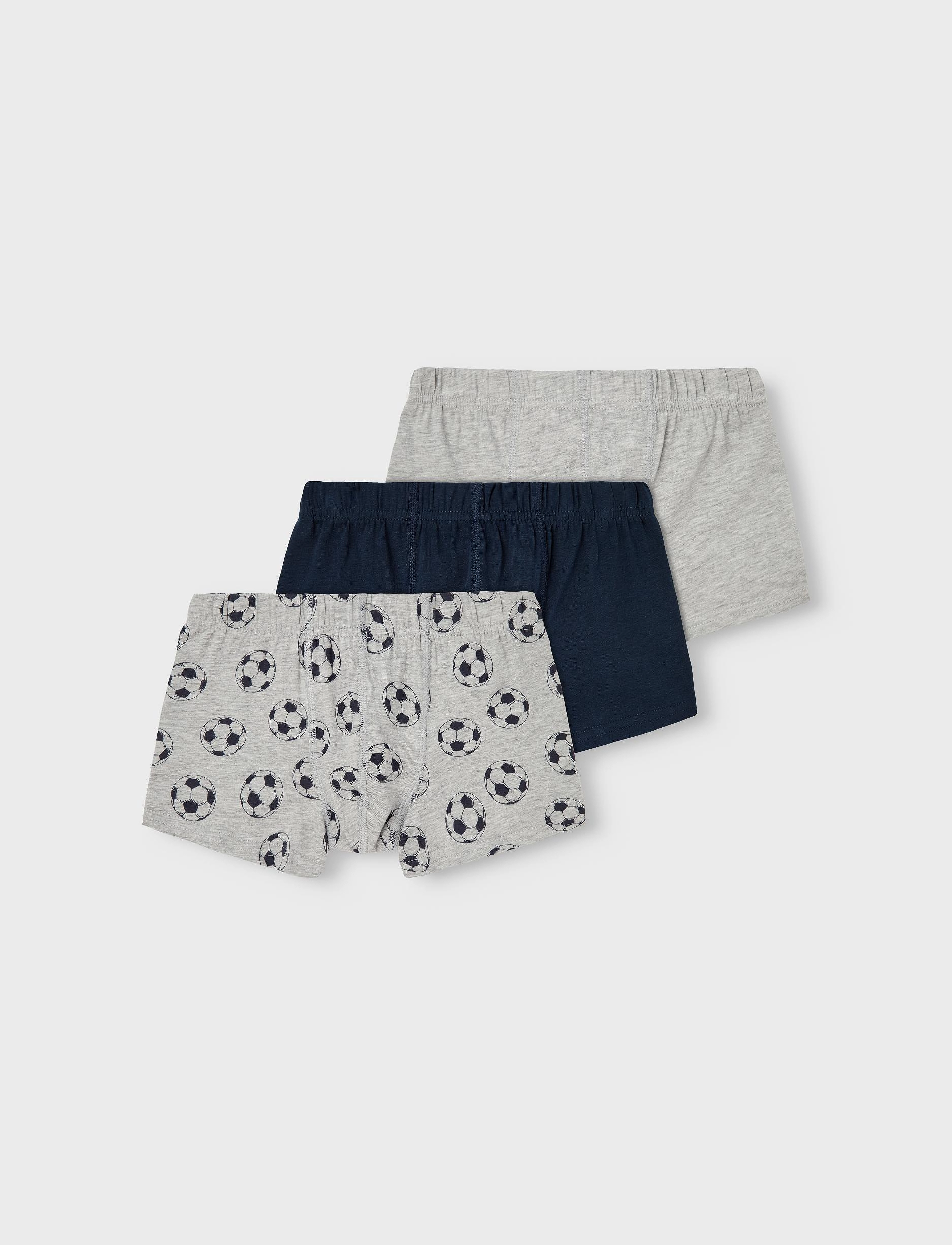 name it - NKMTIGHTS 3P MELANGE FOOTBALL NOOS - grey melange - 3