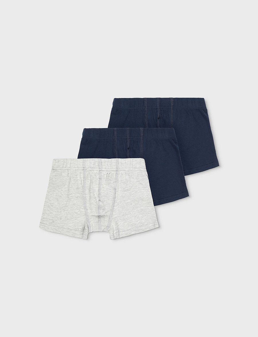 name it - NKMTIGHTS 3P NOOS - aluspüksid - grey melange - 4