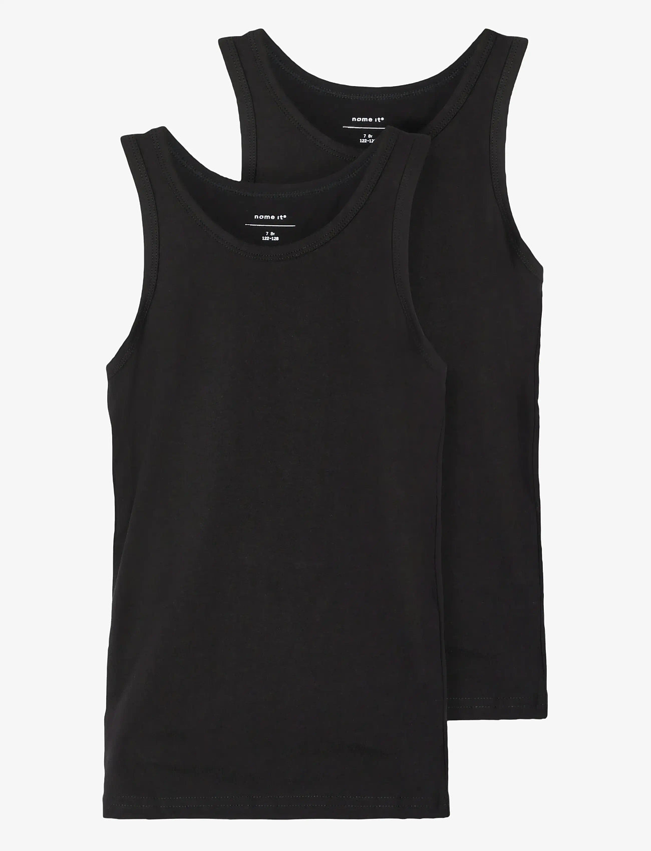name it - NKMTANK TOP 2P NOOS - madalaimad hinnad - black - 0