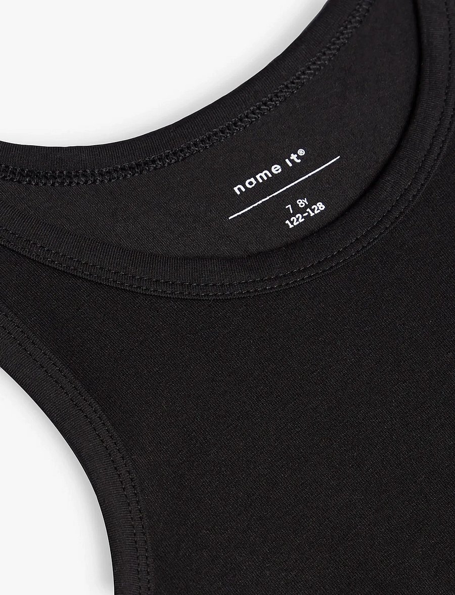 name it - NKMTANK TOP 2P NOOS - toppar - black - 2