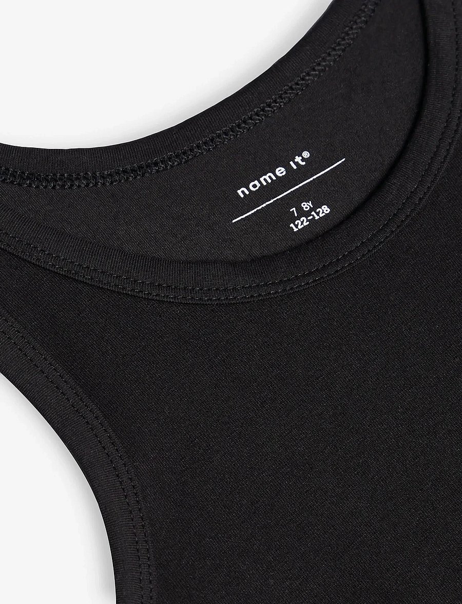 name it - NKMTANK TOP 2P NOOS - toppar - black - 3