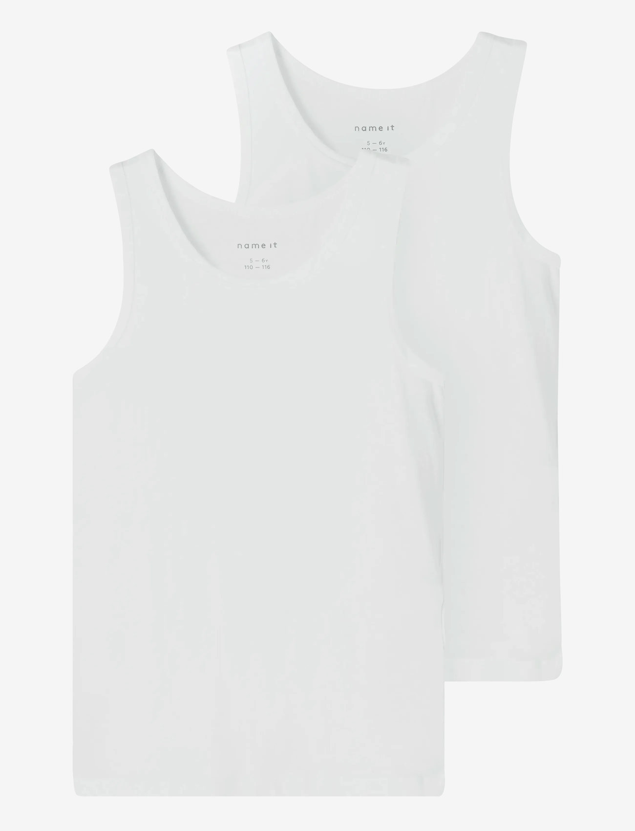 name it - NKMTANK TOP 2P NOOS - tops - bright white - 0