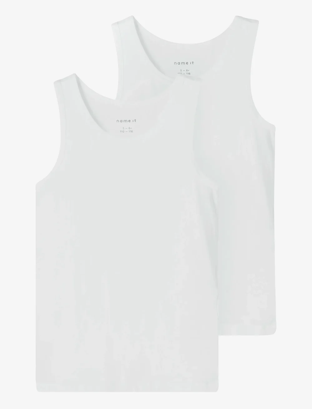 name it - NKMTANK TOP 2P NOOS - toppar - bright white - 0