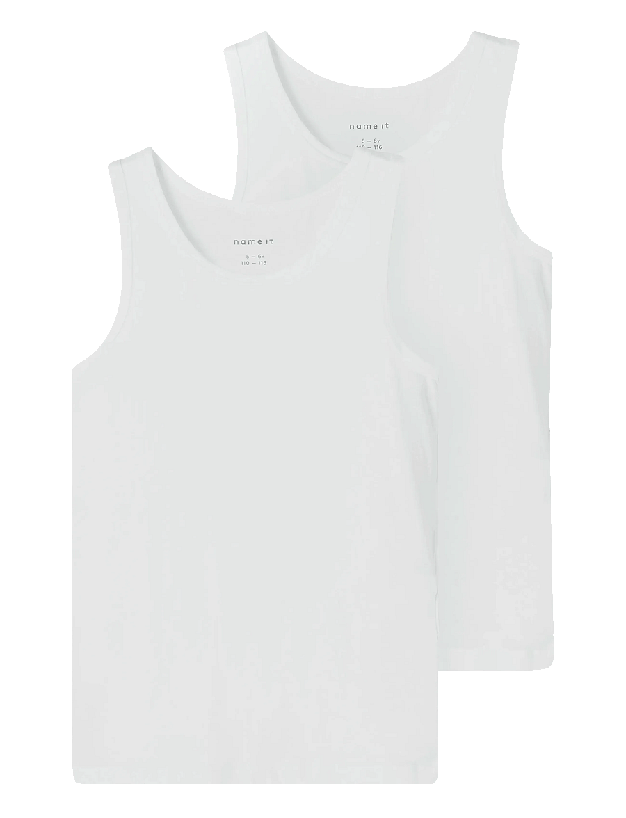 name it - NKMTANK TOP 2P NOOS - topid - bright white - 0