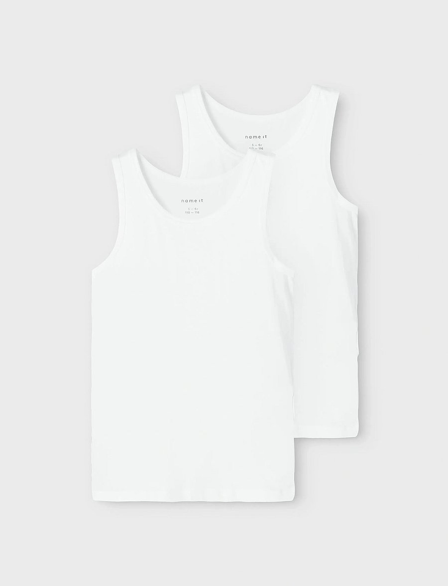 name it - NKMTANK TOP 2P NOOS - topid - bright white - 1