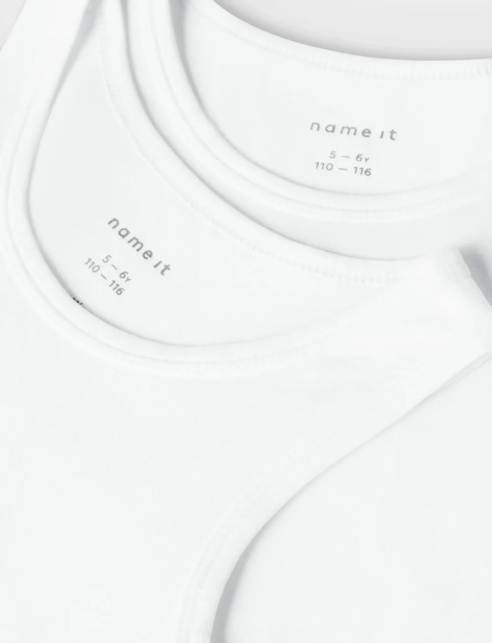 name it - NKMTANK TOP 2P NOOS - toppar - bright white - 2