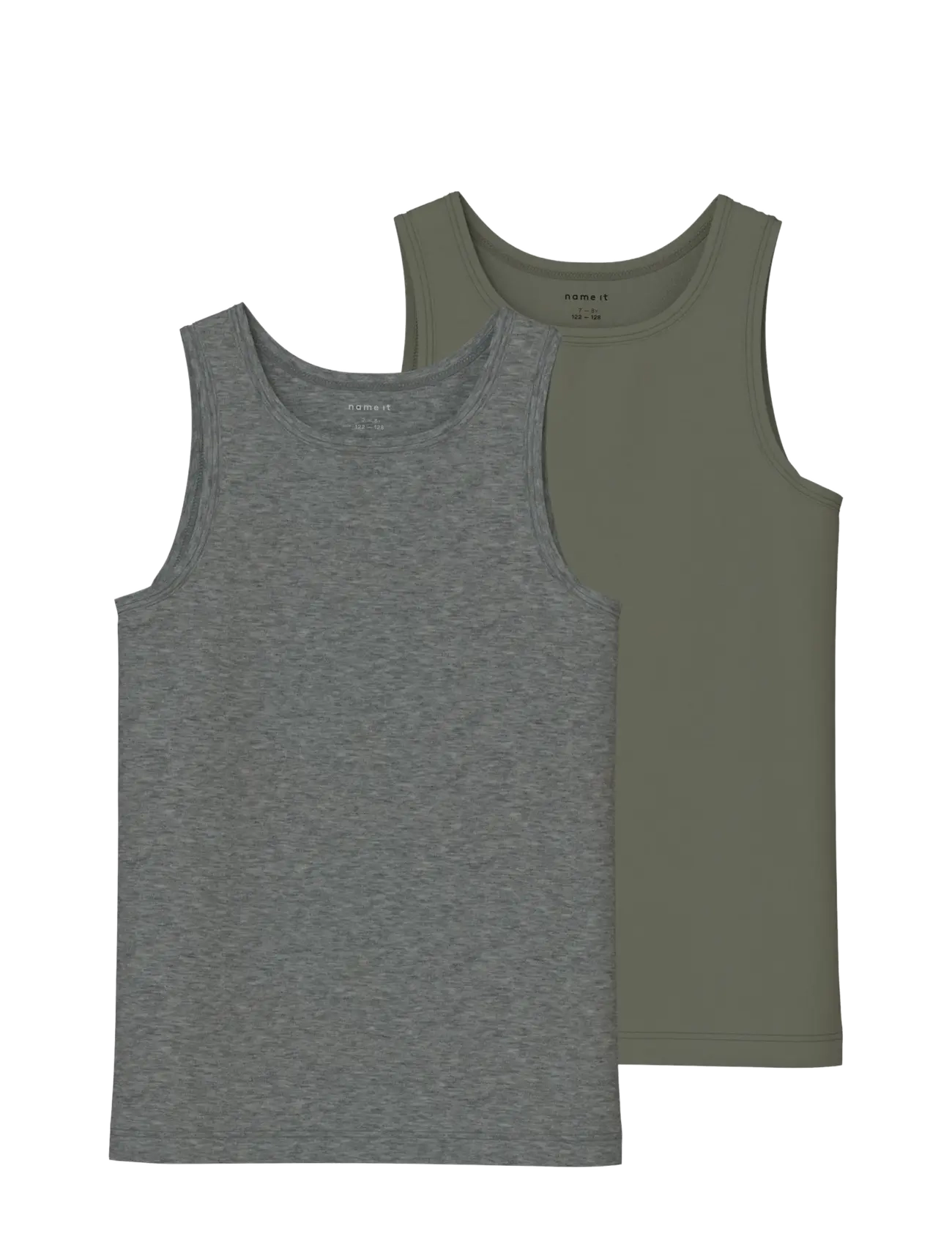 name it NKMTANK TOP 2P NOOS - Mitmikpakk - TEA LEAF / grey