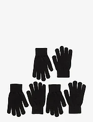 name it - NKNMAGIC GLOVES 3P - najniższe ceny - black - 0