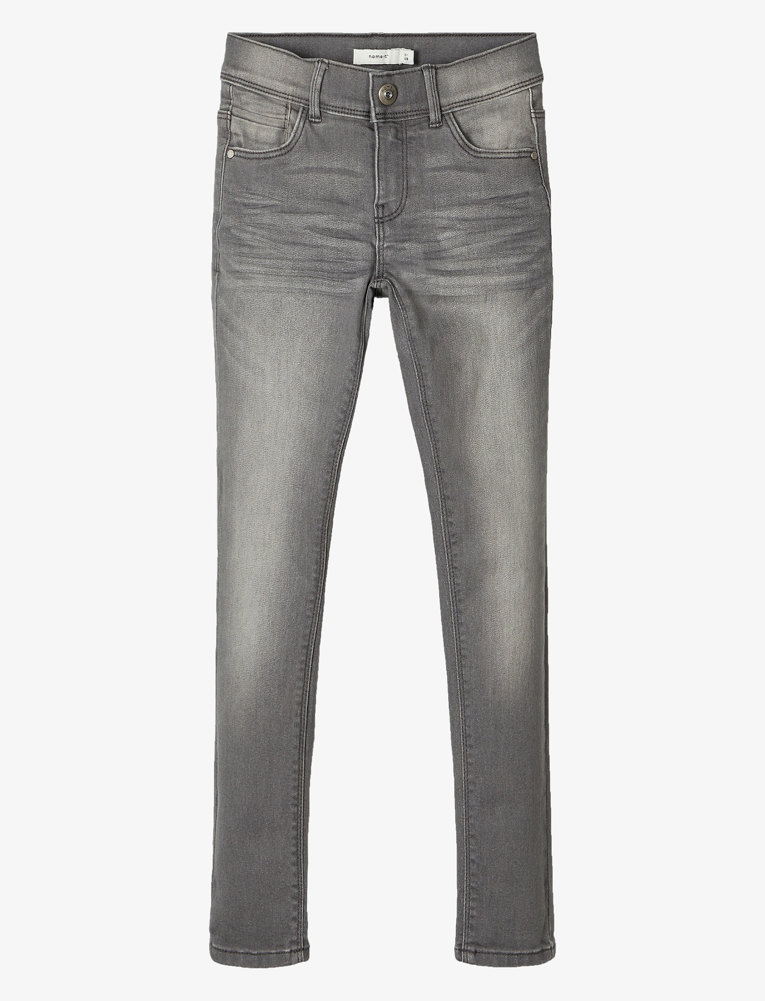 NAME IT Nkfpolly Skinny Jeans 1262-Ta Noos Grau - 158 - Kinder
