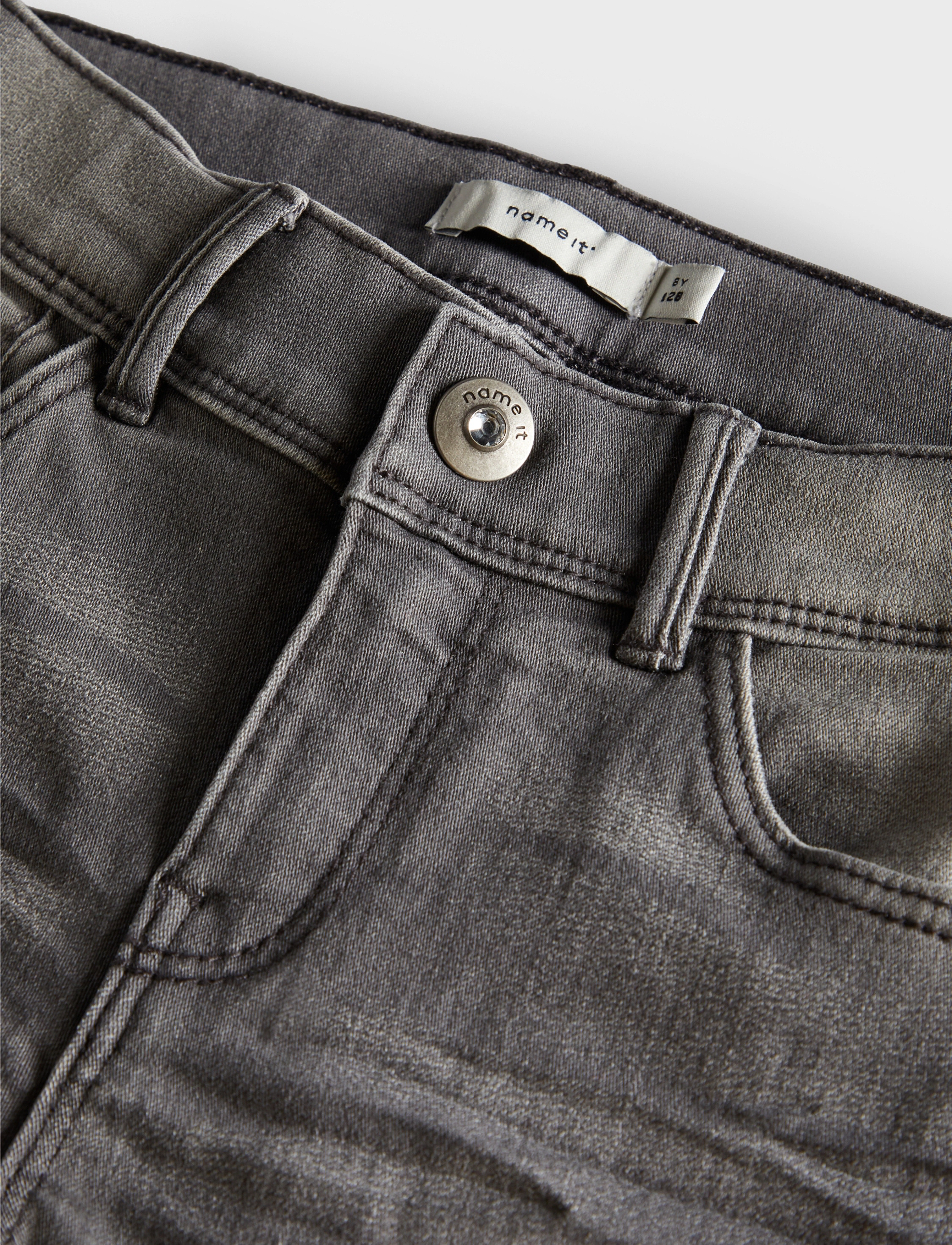 name it - NKFPOLLY SKINNY JEANS 1262-TA NOOS - skinny jeans - light grey denim - 4