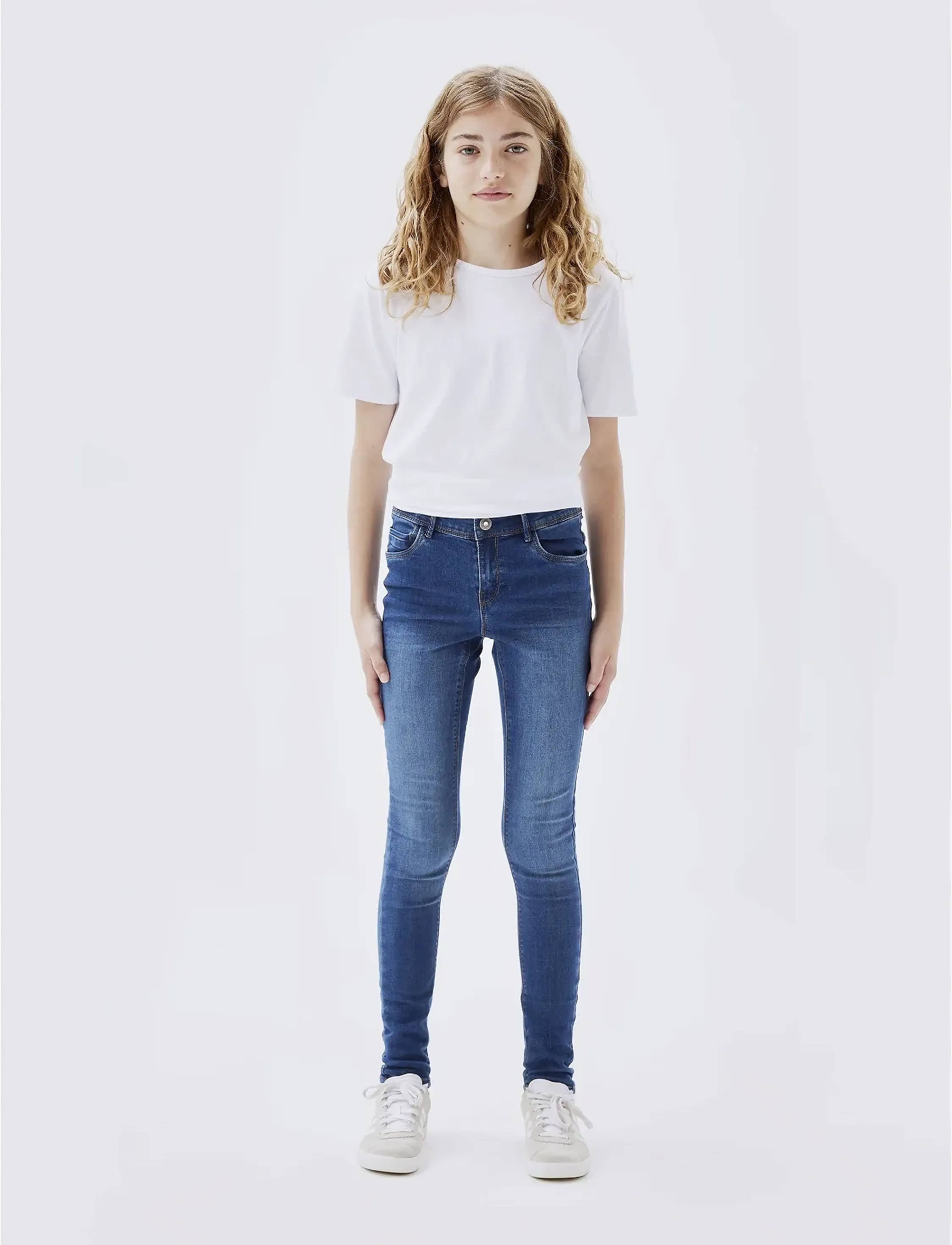name it - NKFPOLLY SKINNY JEANS 1262-TA NOOS - skinny jeans - medium blue denim - 4