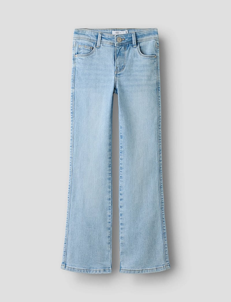 name it - NKFPOLLY SKINNY BOOT JEANS 1142-AU NOOS - bootcut jeans - light blue bleached denim - 0