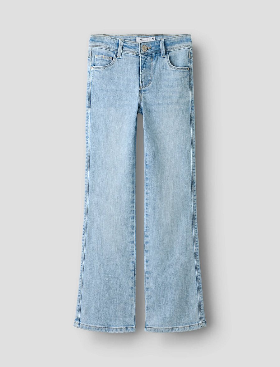name it - NKFPOLLY SKINNY BOOT JEANS 1142-AU NOOS - bootcut jeans - light blue bleached denim - 0