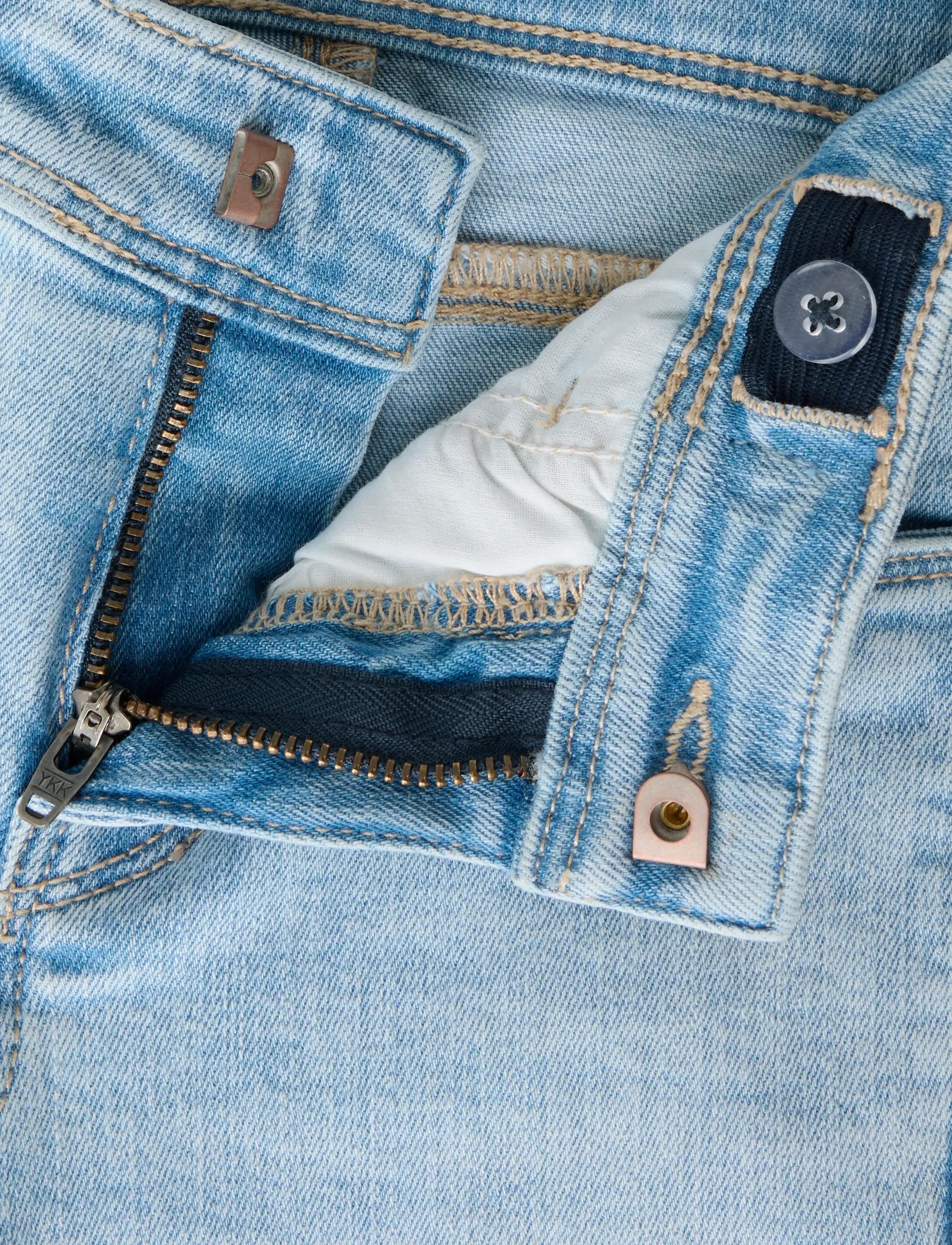 name it - NKFPOLLY SKINNY BOOT JEANS 1142-AU NOOS - bootcut jeans - light blue bleached denim - 3