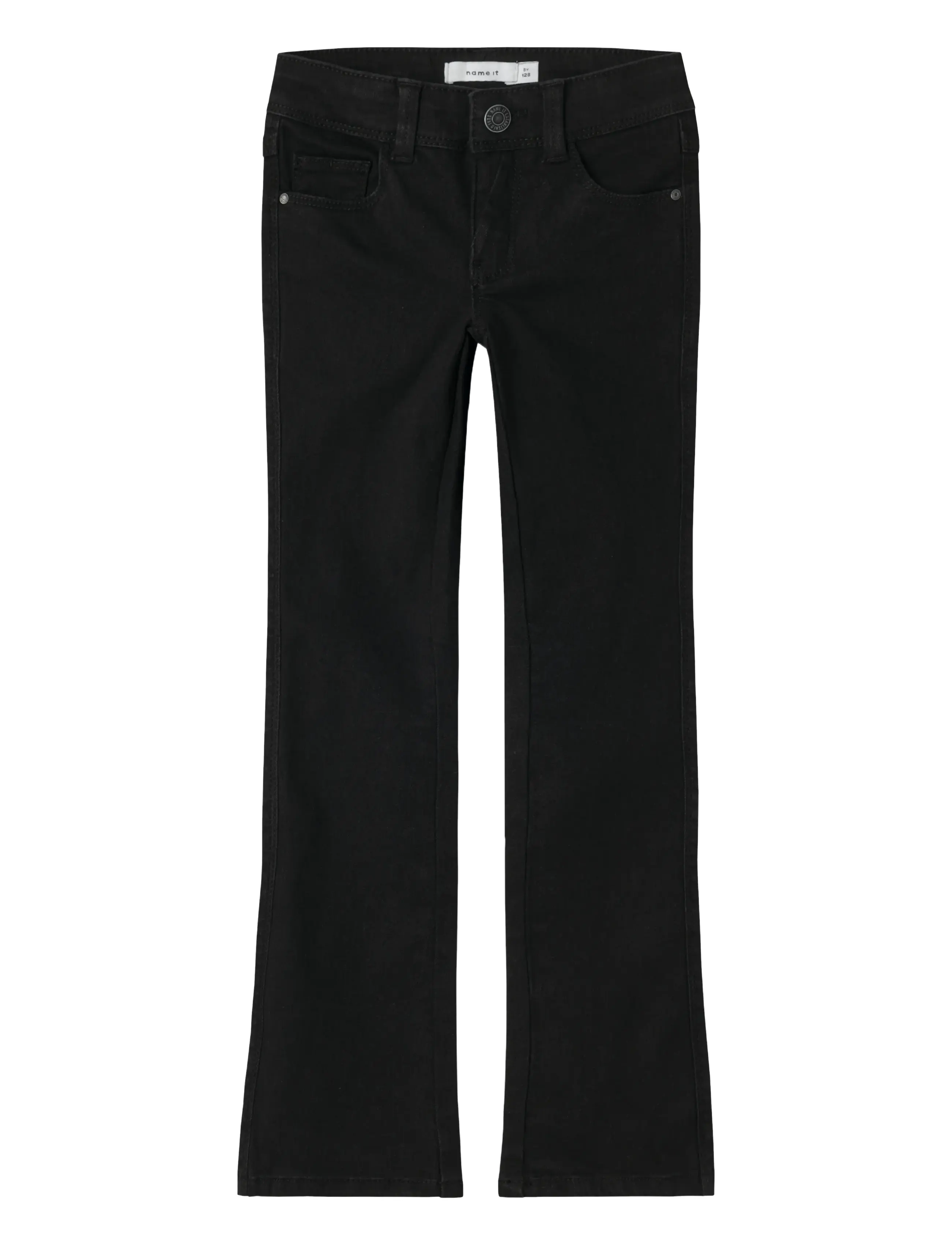 name it NKFPOLLY SKINNY BOOT JEANS 1142-AU NOOS - Jeans - BLACK DENIM / black