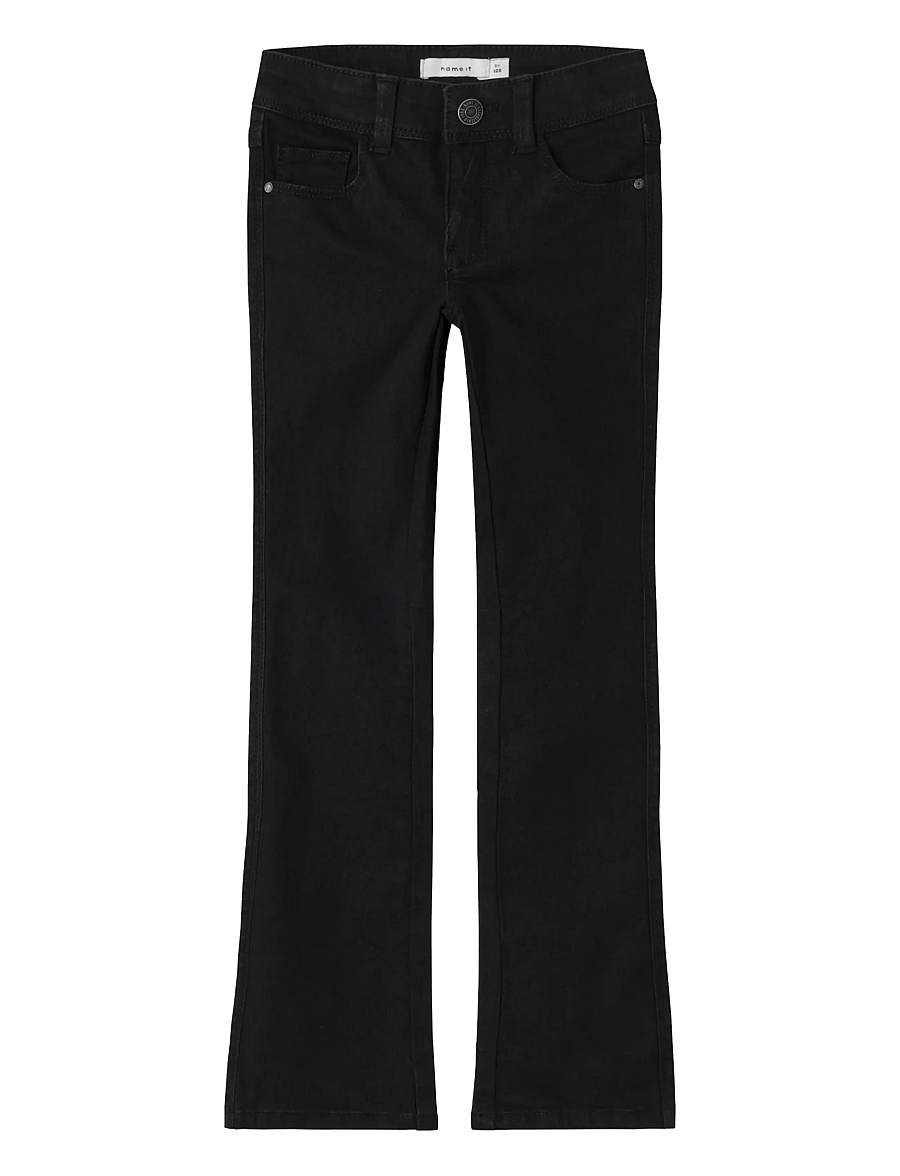 name it - NKFPOLLY SKINNY BOOT JEANS 1142-AU NOOS - bootcut jeans - black denim - 0
