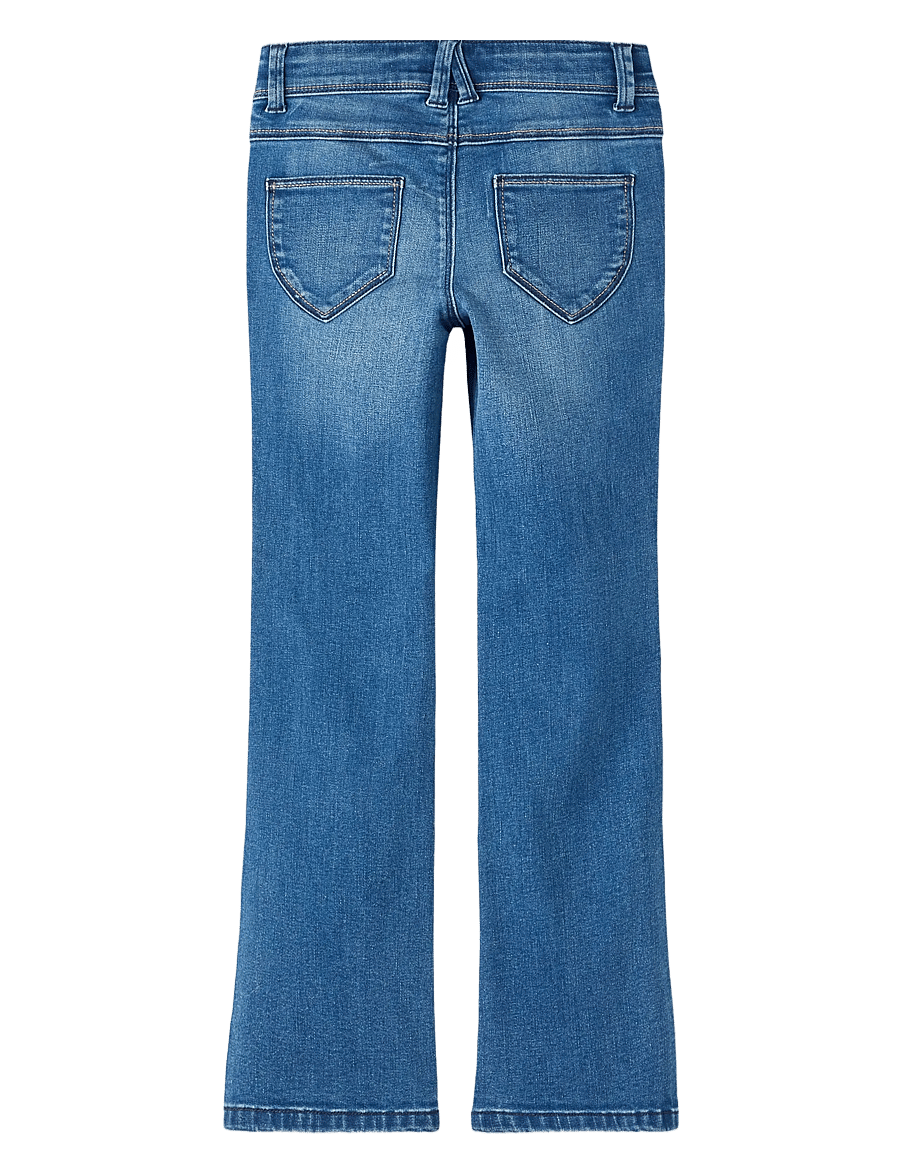 name it - NKFPOLLY SKINNY BOOT JEANS 1142-AU NOOS - bootcut jeans - dark blue denim - 4