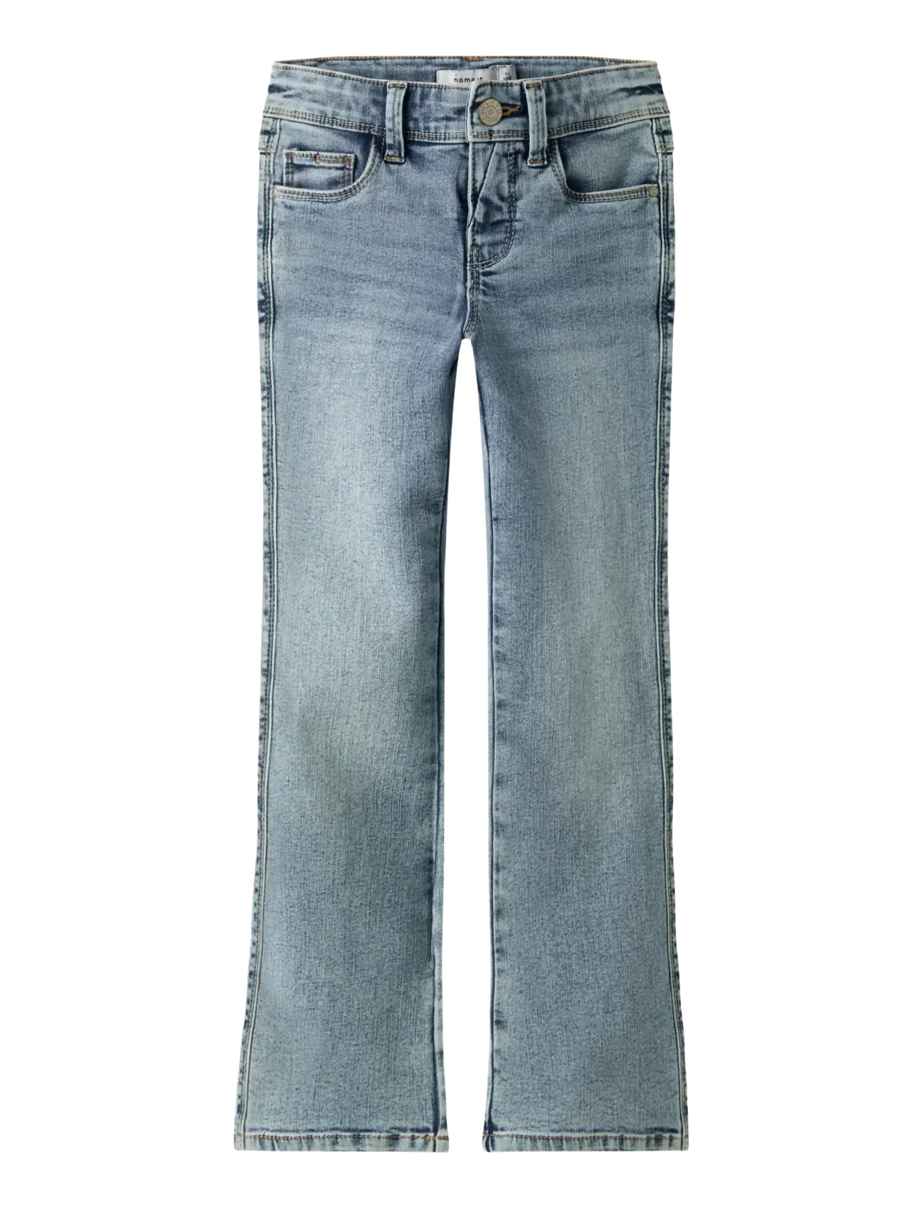 name it NKFPOLLY SKINNY BOOT JEANS 1142-AU NOOS - Teksad - LIGHT BLUE DENIM / blue