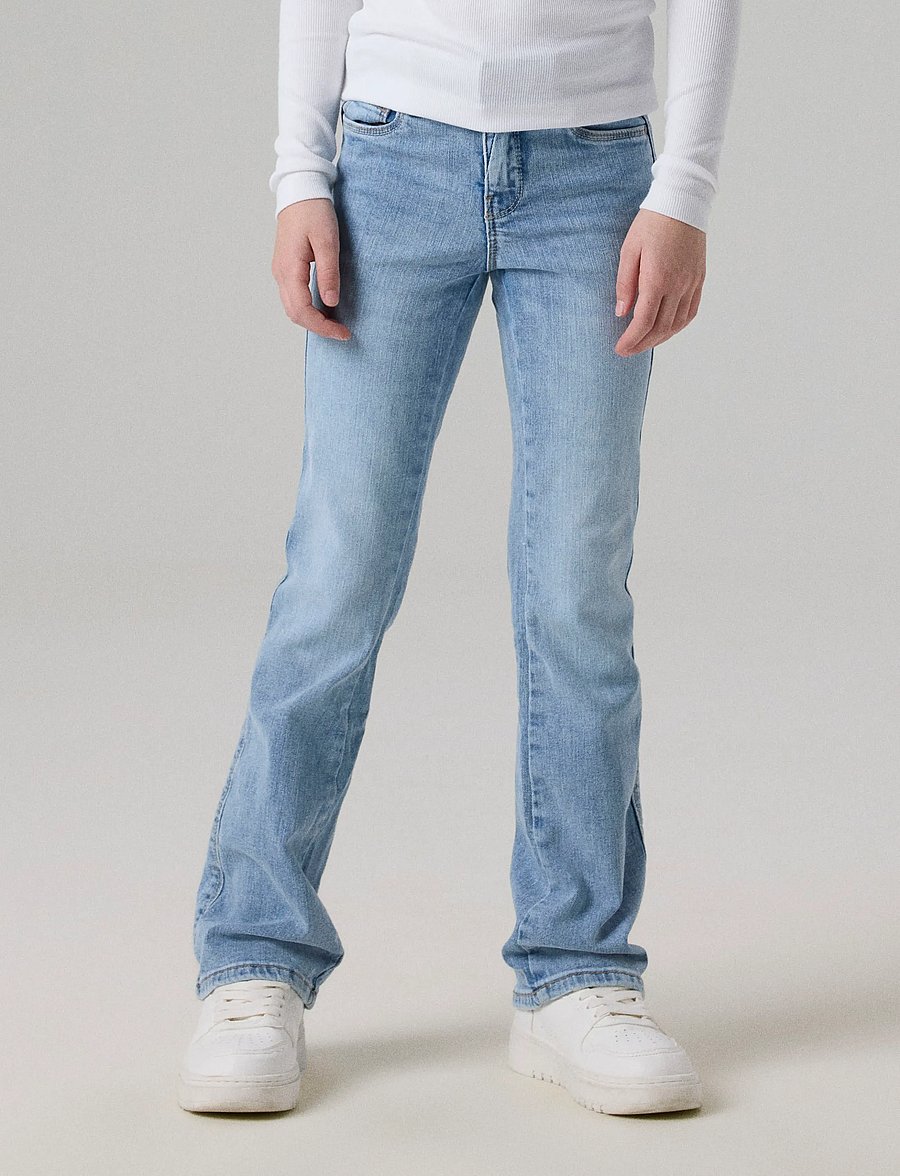 name it - NKFPOLLY SKINNY BOOT JEANS 1142-AU NOOS - bootcut jeans - light blue denim - 0