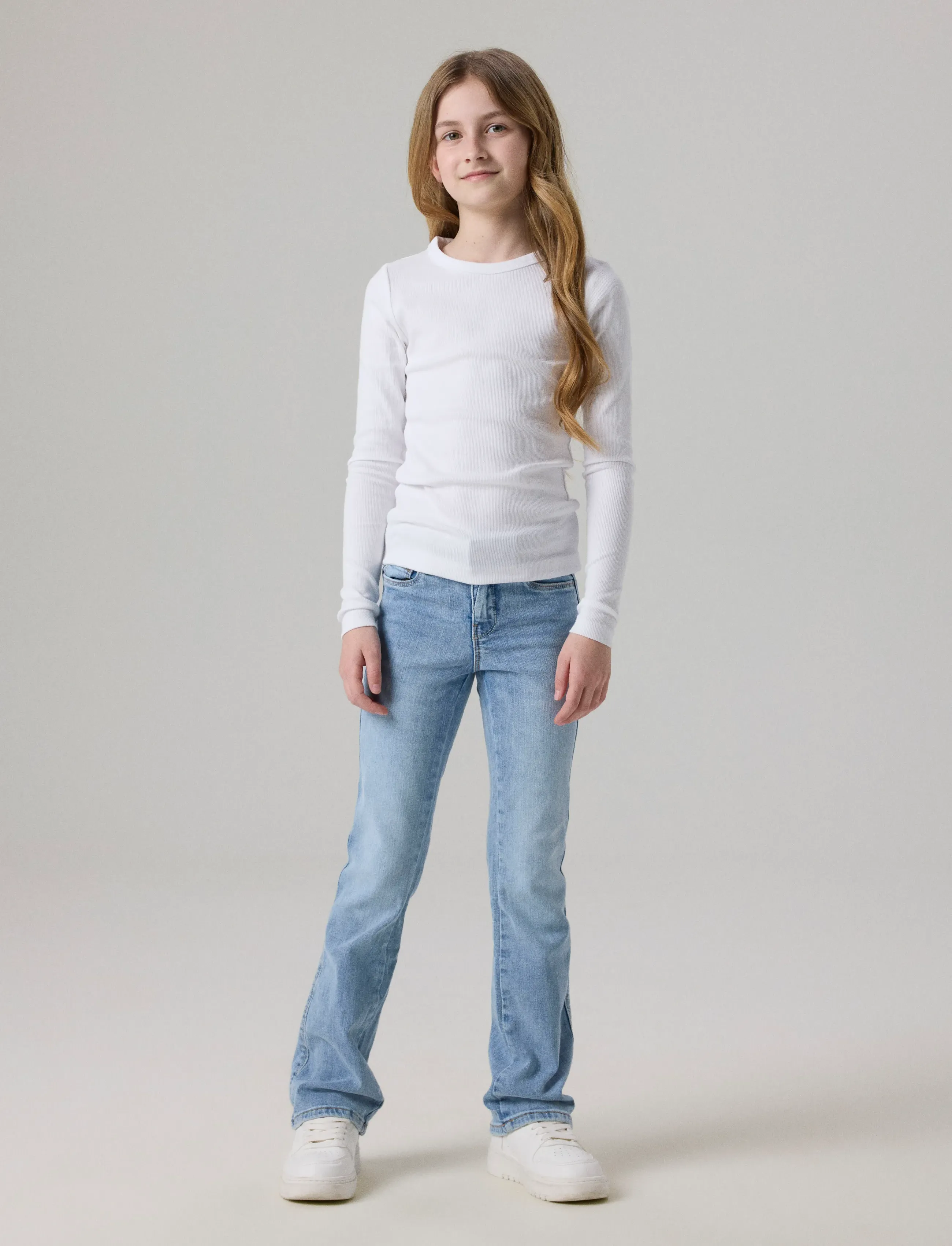 name it - NKFPOLLY SKINNY BOOT JEANS 1142-AU NOOS - bootcut jeans - light blue denim - 3
