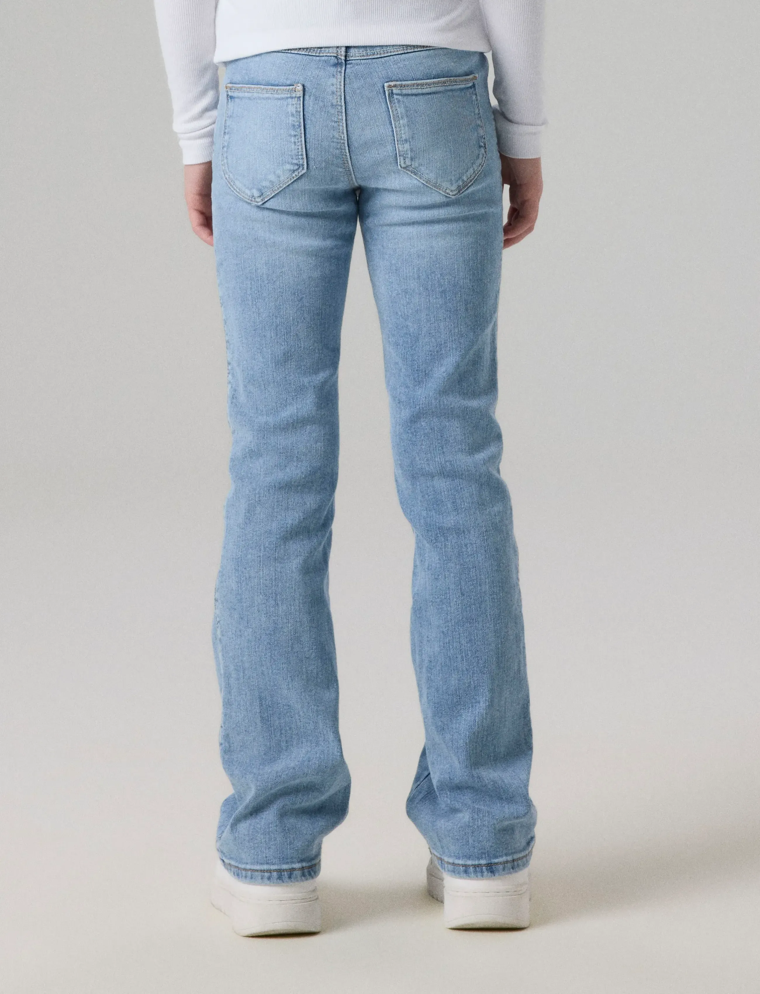 name it - NKFPOLLY SKINNY BOOT JEANS 1142-AU NOOS - bootcut jeans - light blue denim - 4
