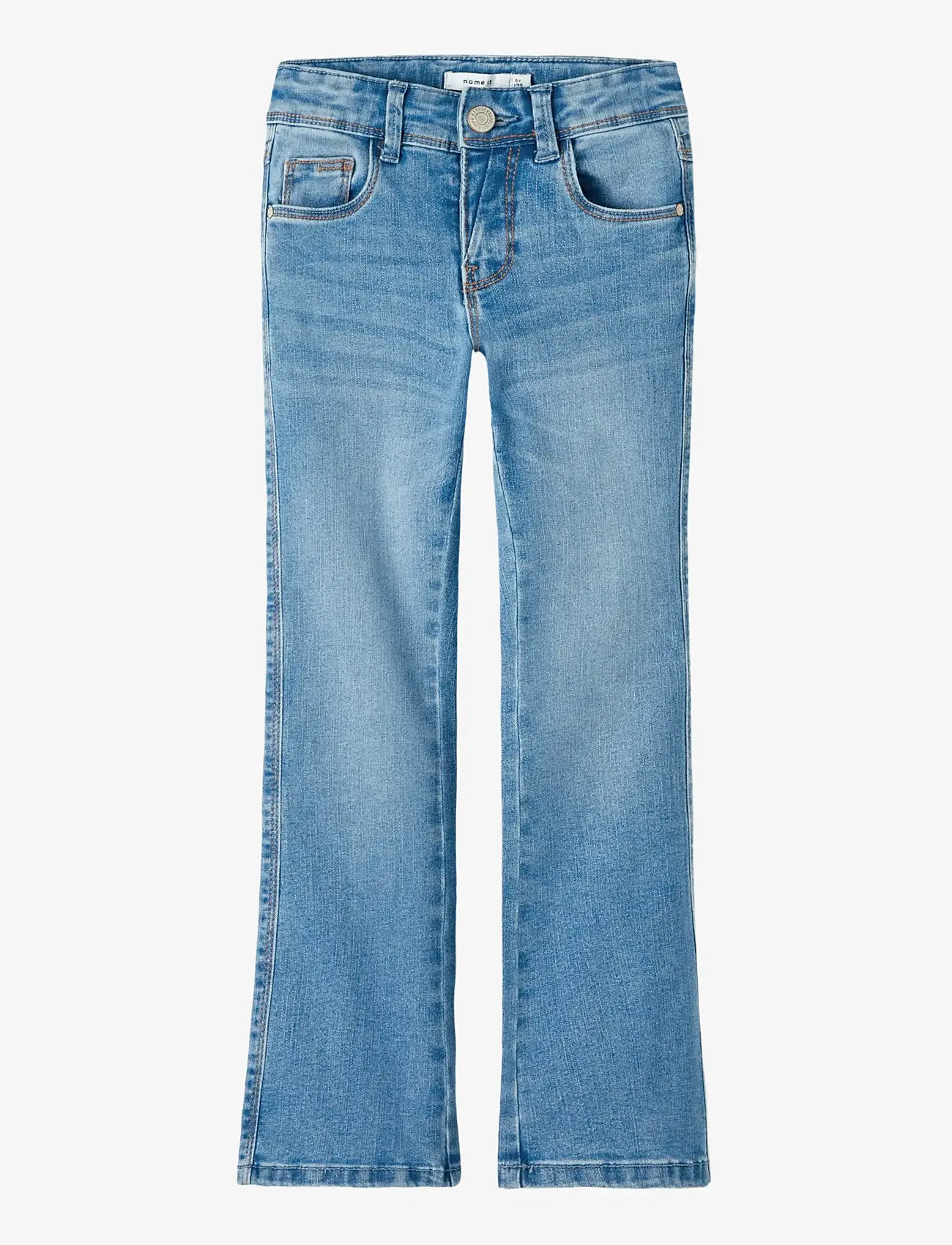 name it - NKFPOLLY SKINNY BOOT JEANS 1142-AU NOOS - alt laienevad teksad - medium blue denim - 1