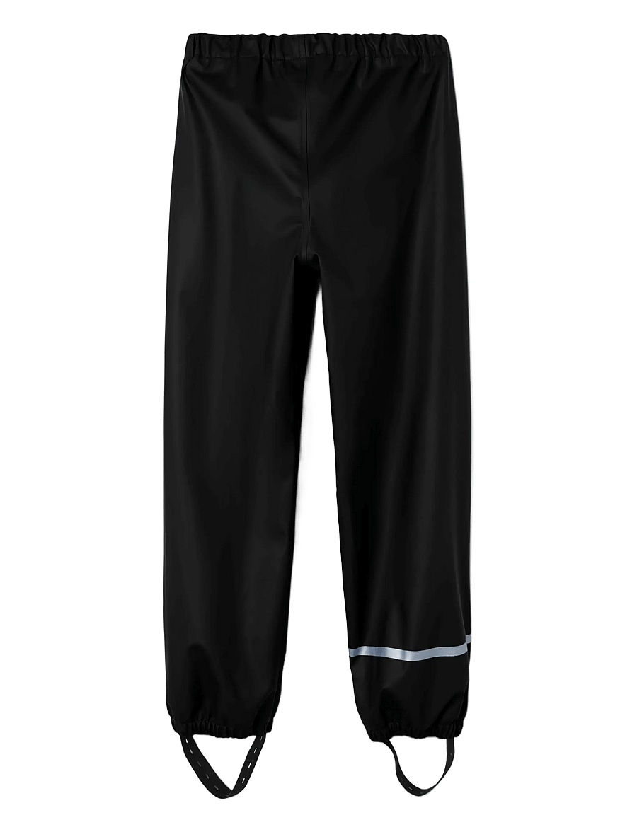 name it - NKNDRY RAIN PANT FO NOOS - regnbyxor - black - 1