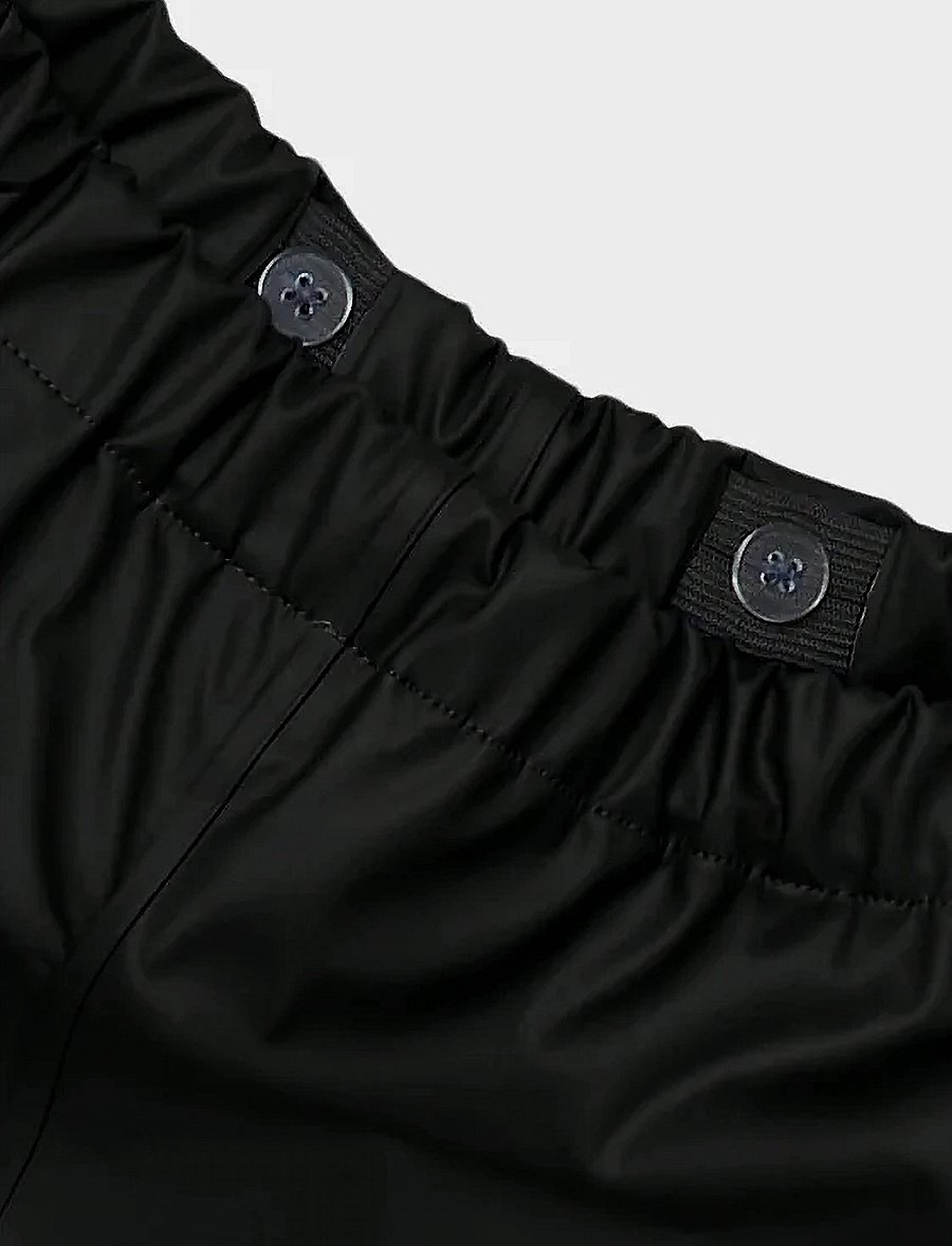 name it - NKNDRY RAIN PANT FO NOOS - regnbyxor - black - 4