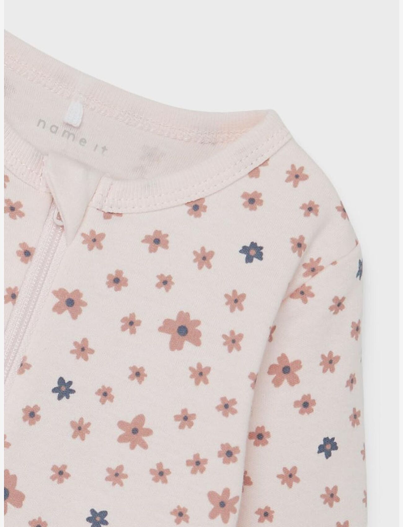 name it - NBFNIGHTSUIT 2P ZIP ROSETTE FLOWER NOOS - rosette - 4