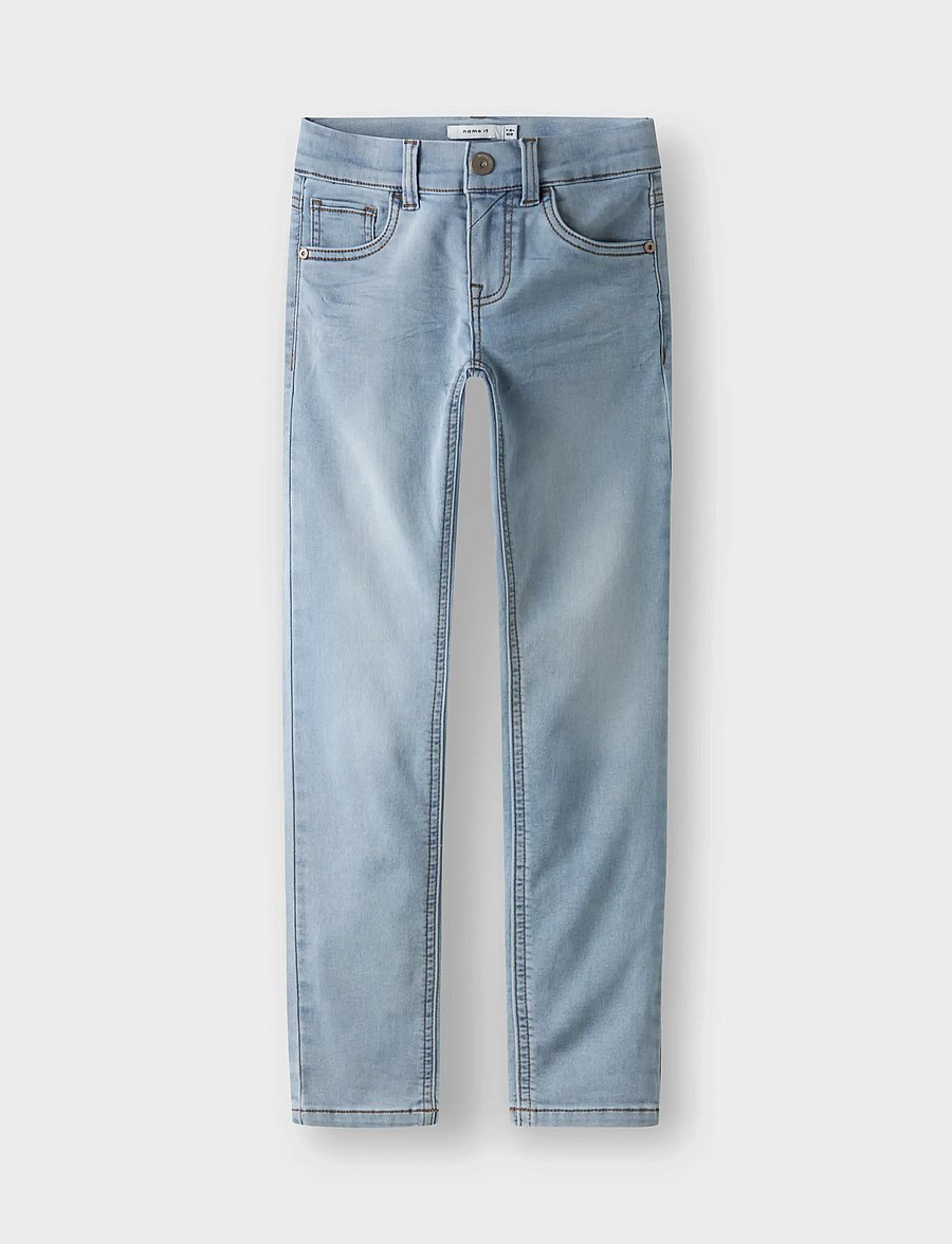 name it - NKMTHEO XSLIM SWE JEANS 3113-TH NOOS - skinny jeans - bright light blue denim - 0