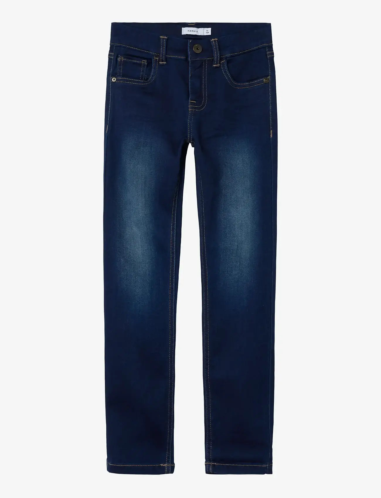 name it - NKMTHEO XSLIM SWE JEANS 3113-TH NOOS - skinny jeans - dark blue denim - 1