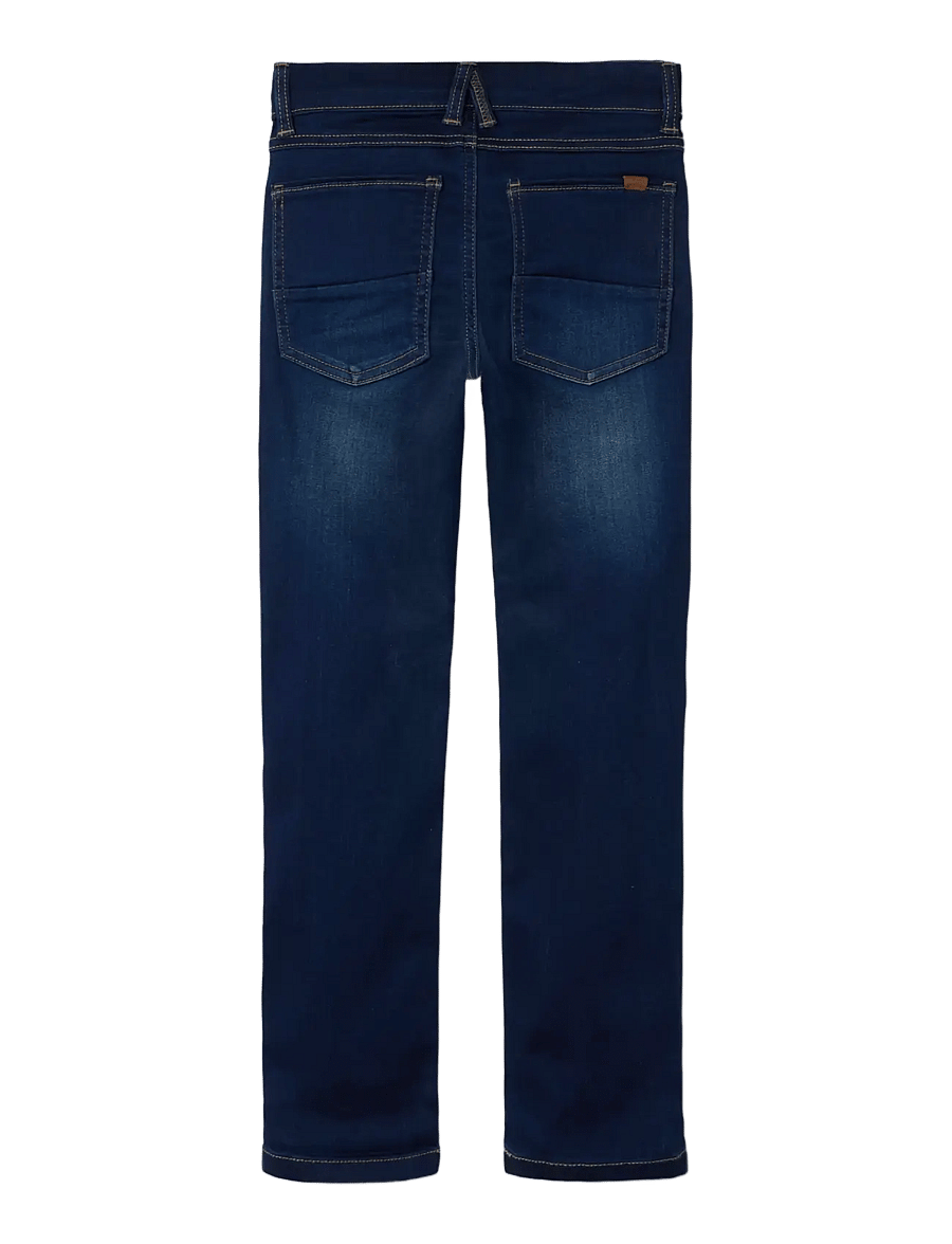 name it - NKMTHEO XSLIM SWE JEANS 3113-TH NOOS - skinny jeans - dark blue denim - 2