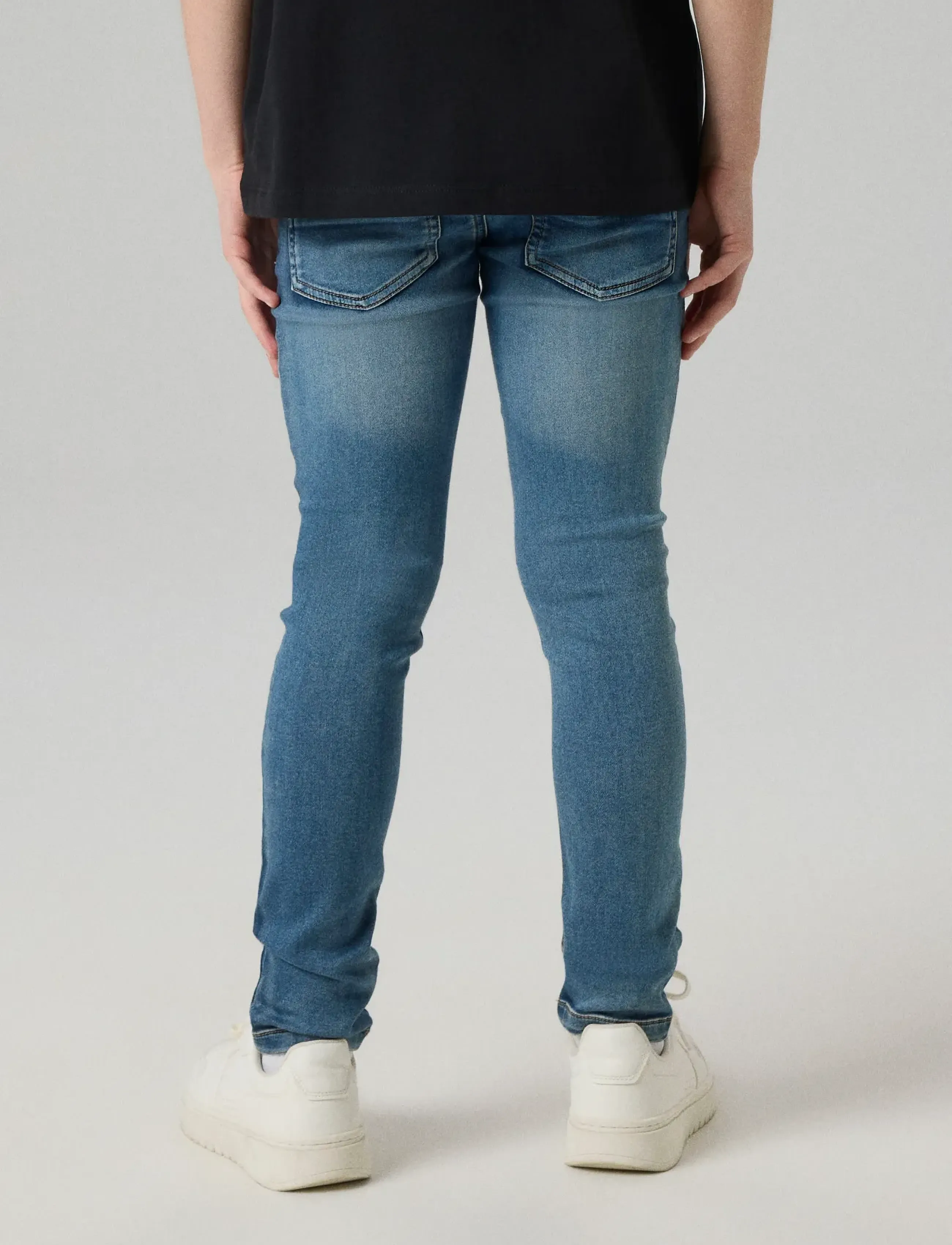 name it - NKMTHEO XSLIM SWE JEANS 3113-TH NOOS - siaurėjantys džinsai - denim blue - 4