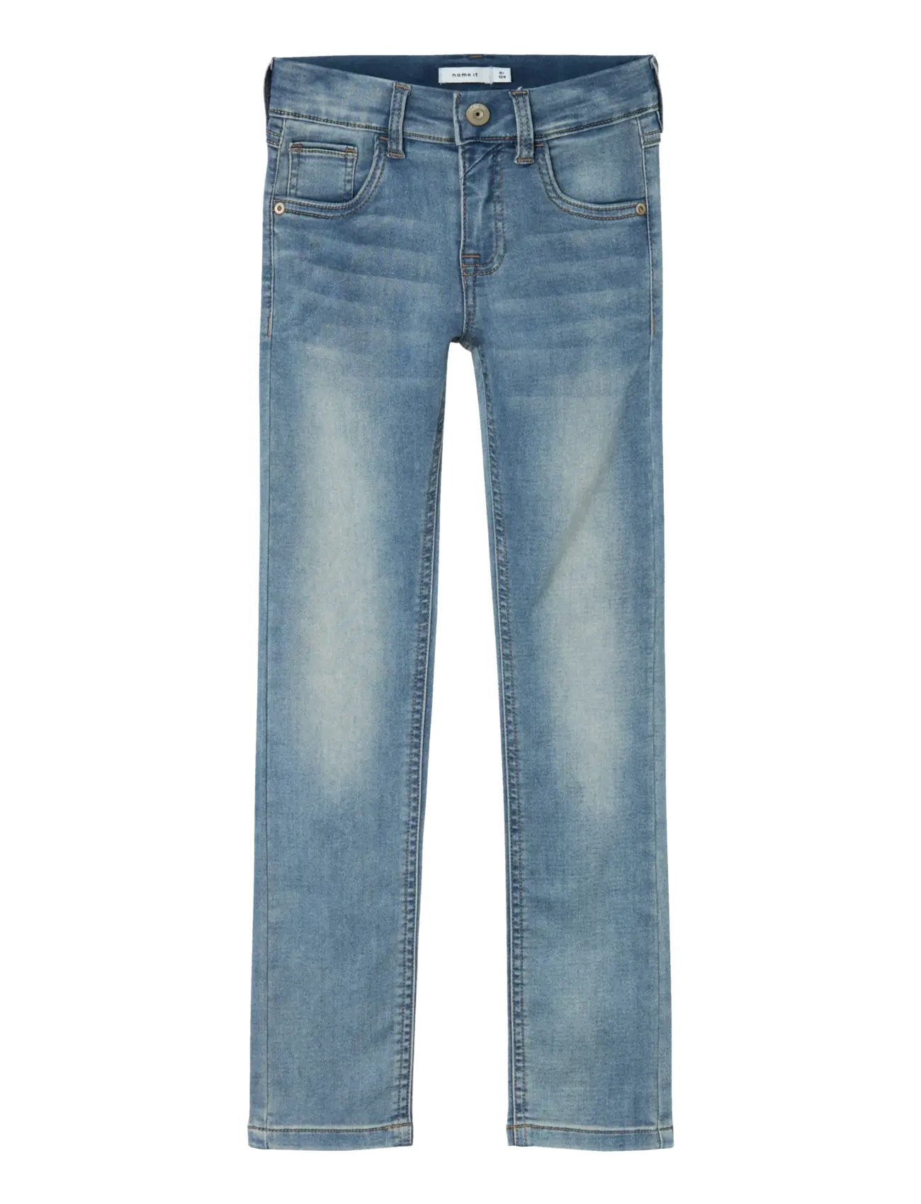 Light Blue Denim Theo Slim Jeans Noos str. 140