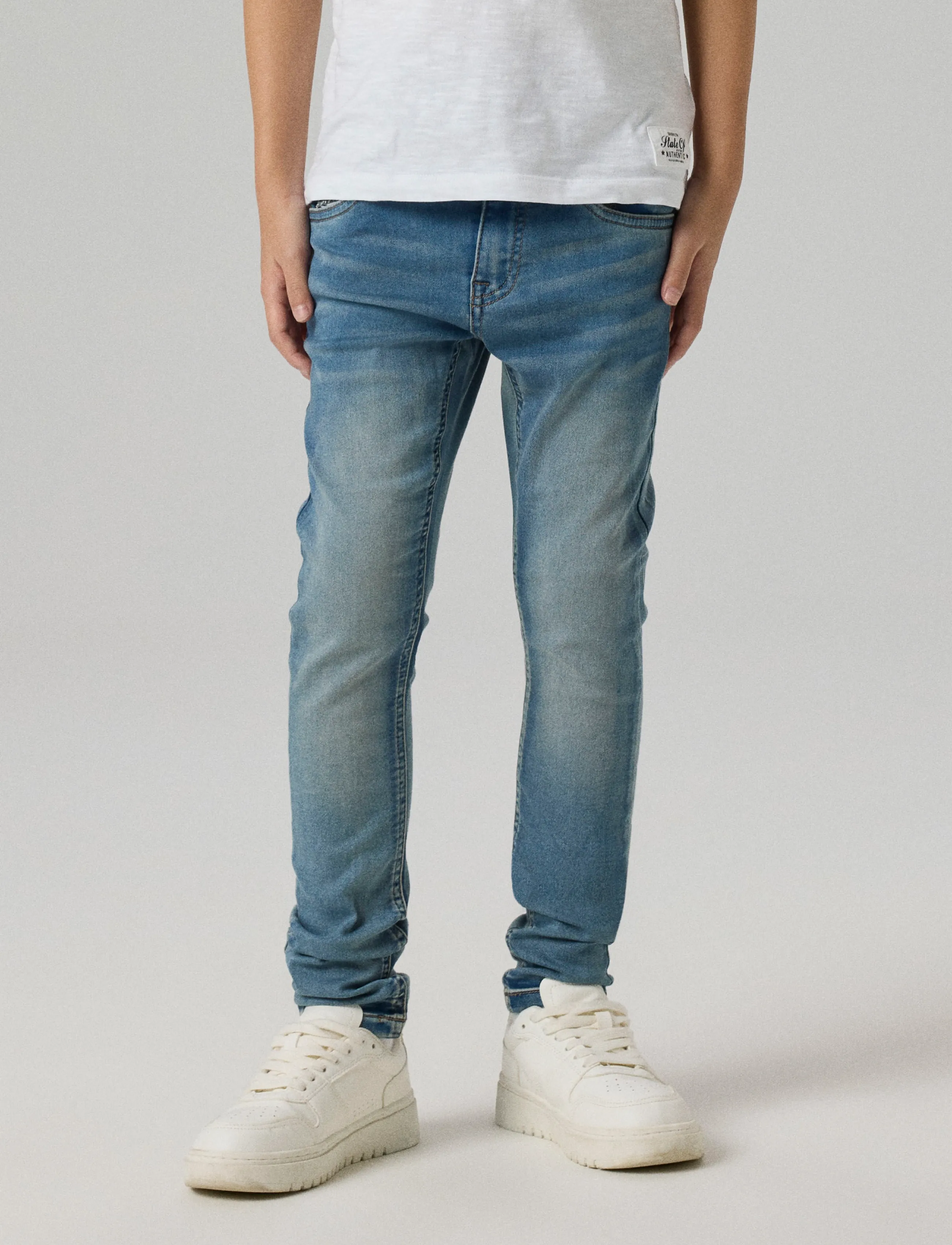 name it Nkmtheo Xslim Swe Jeans 3113-Th Noos, 134, Blue, Jeans > Almindelige Jeans, Børn