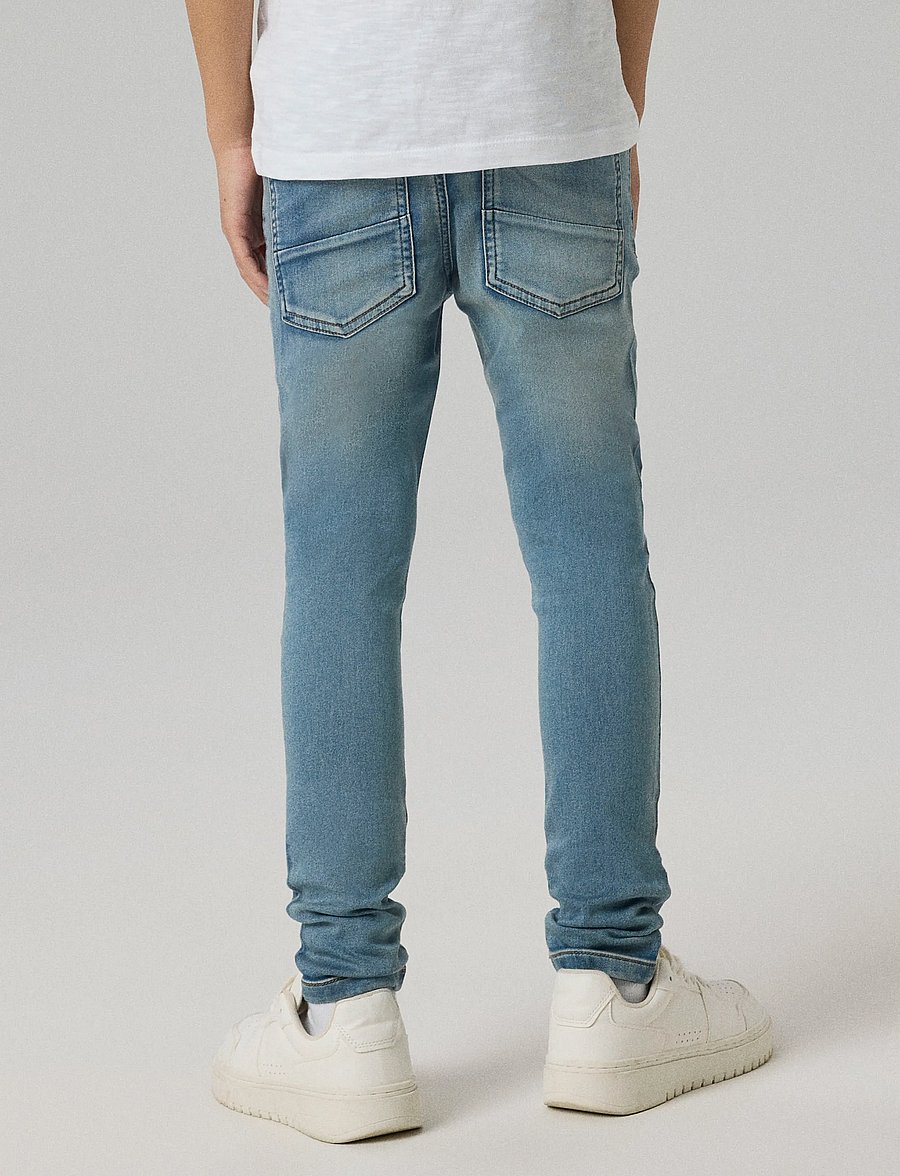 name it - NKMTHEO XSLIM SWE JEANS 3113-TH NOOS - skinny jeans - light blue denim - 3