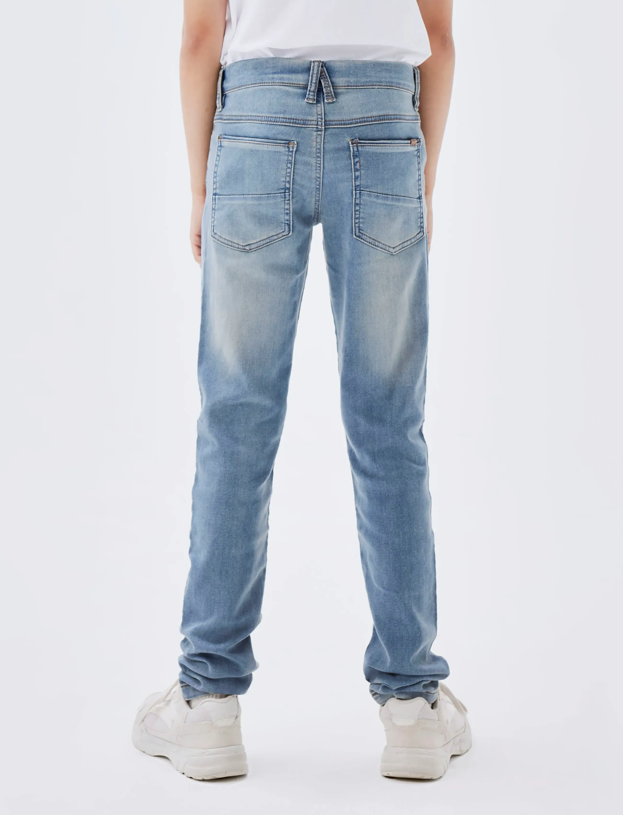 name it - NKMTHEO XSLIM SWE JEANS 3113-TH NOOS - skinny jeans - light blue denim - 3