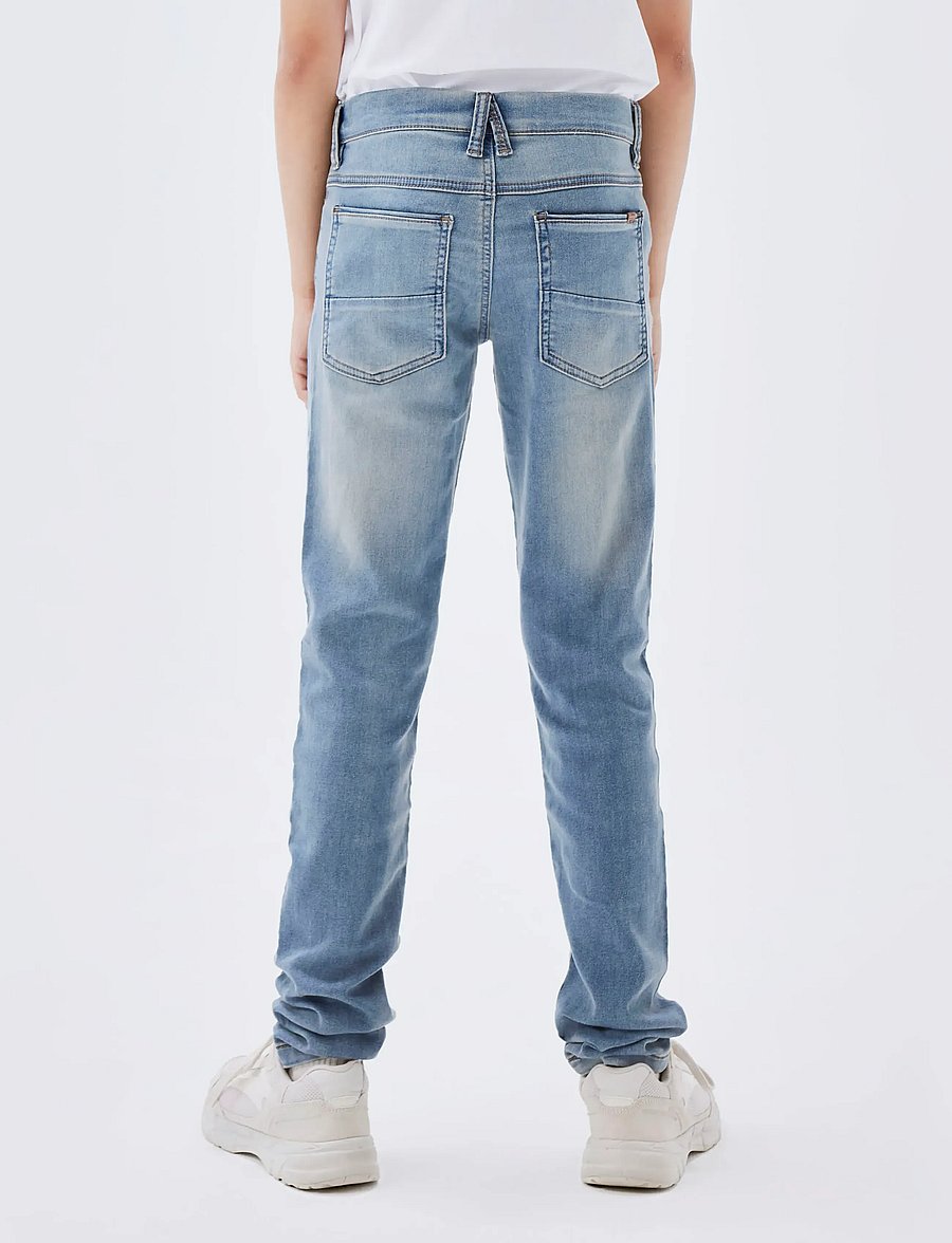 name it - NKMTHEO XSLIM SWE JEANS 3113-TH NOOS - skinny jeans - light blue denim - 3