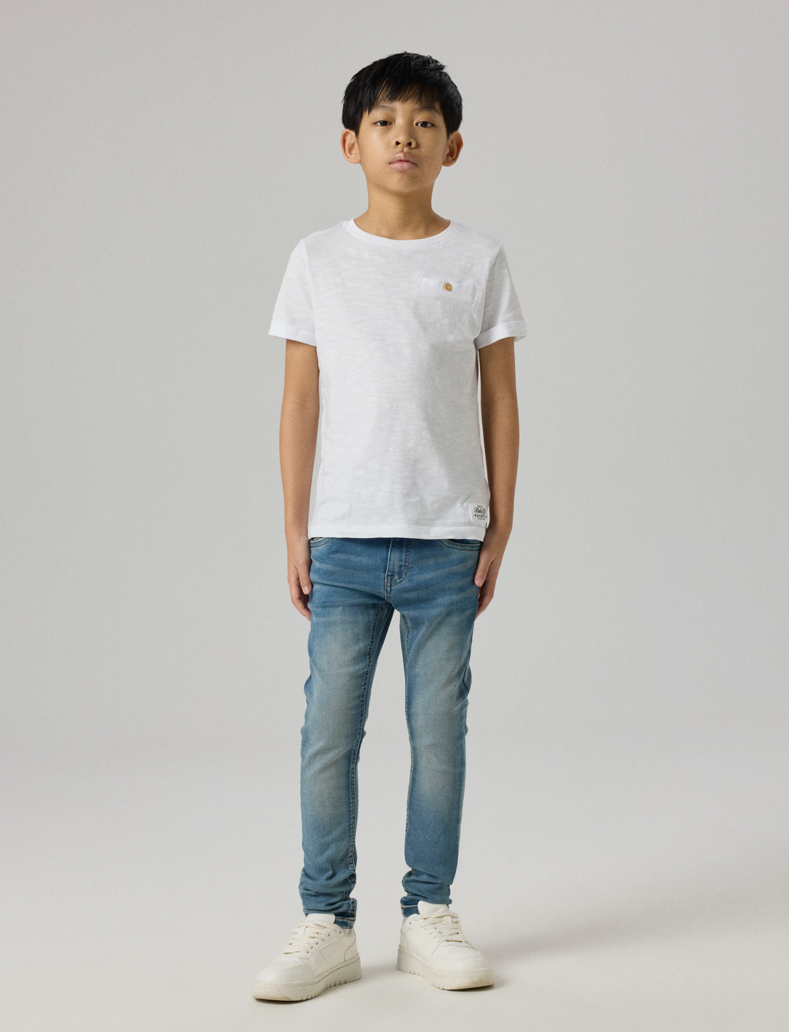name it - NKMTHEO XSLIM SWE JEANS 3113-TH NOOS - skinny jeans - light blue denim - 5