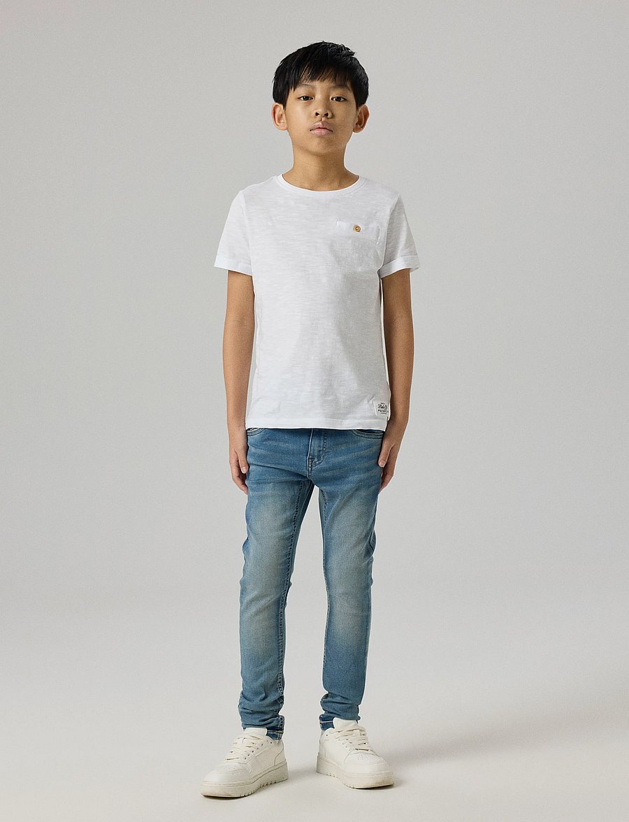 name it - NKMTHEO XSLIM SWE JEANS 3113-TH NOOS - skinny jeans - light blue denim - 5