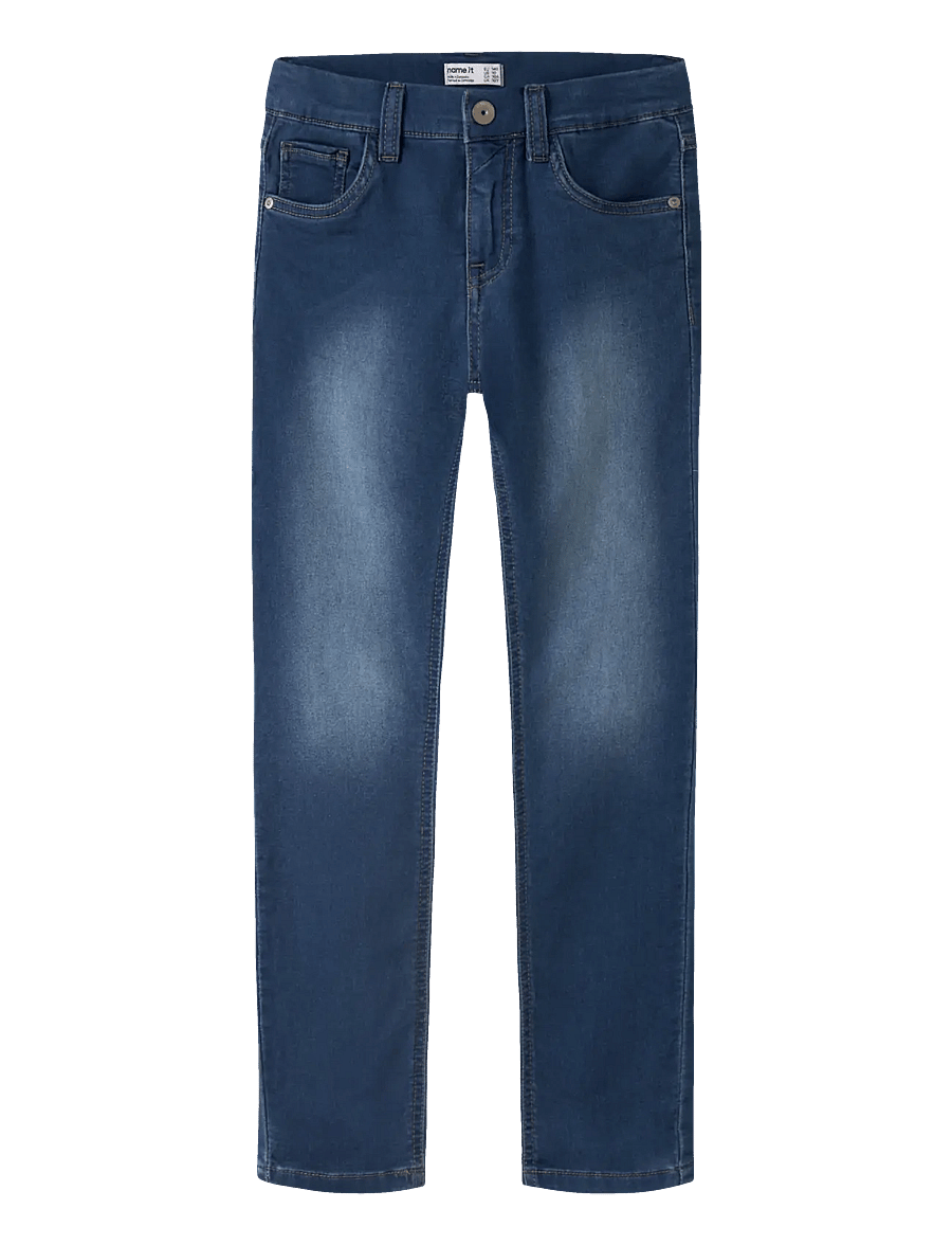 name it - NKMTHEO XSLIM SWE JEANS 3113-TH NOOS - skinny jeans - medium blue denim - 1