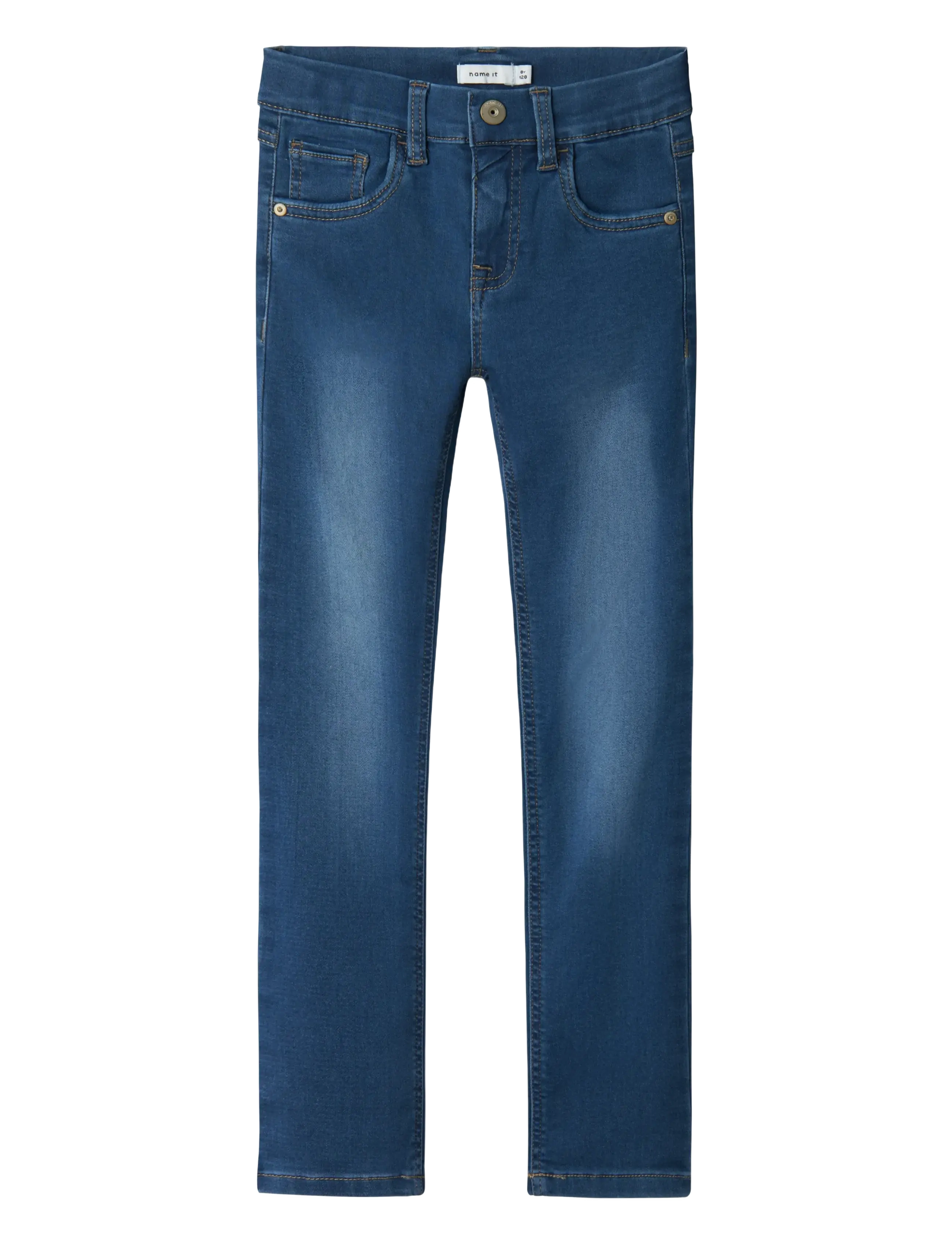name it - NKMTHEO XSLIM SWE JEANS 3113-TH NOOS - skinny jeans - medium blue denim - 1