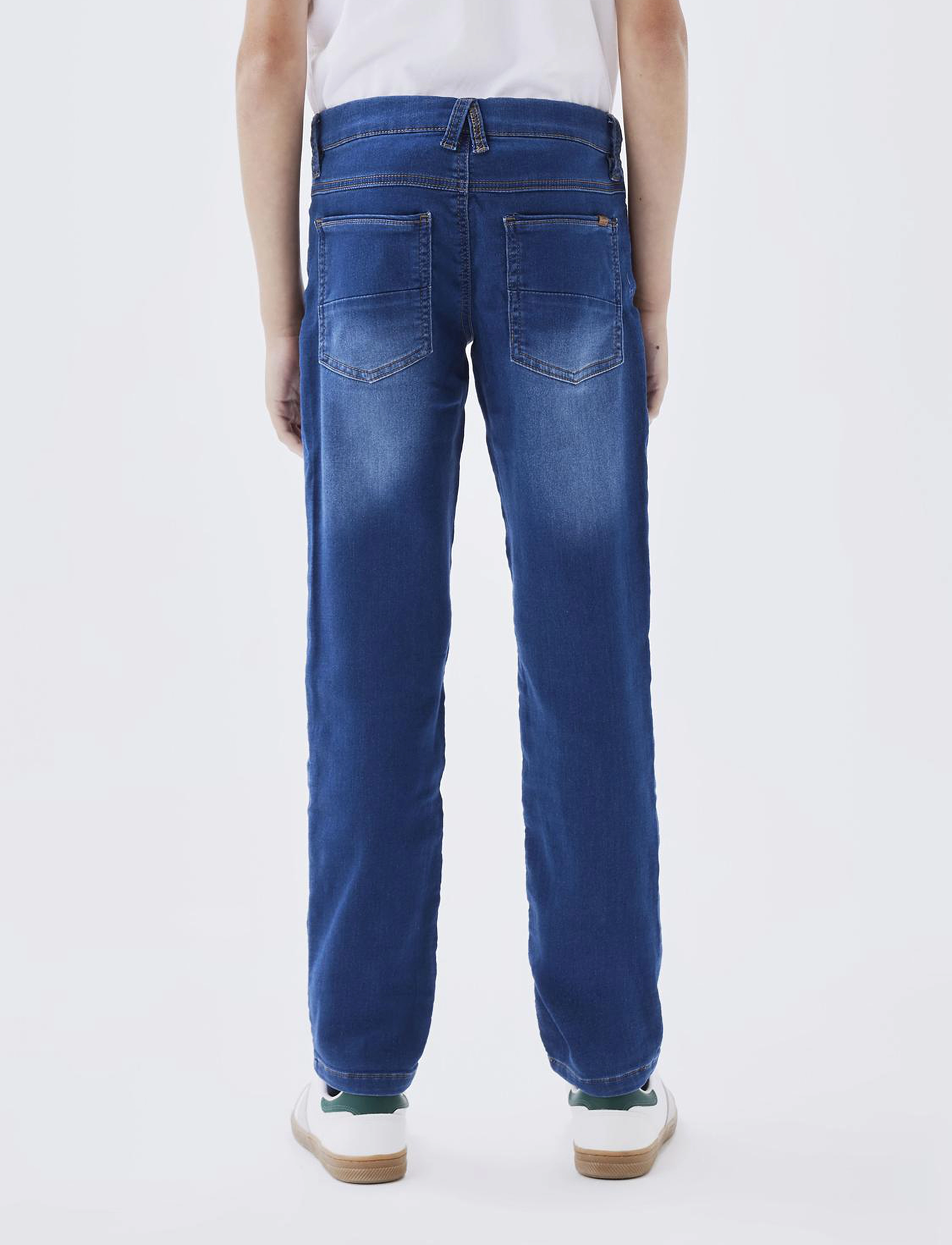 name it - NKMTHEO XSLIM SWE JEANS 3113-TH NOOS - skinny jeans - medium blue denim - 4