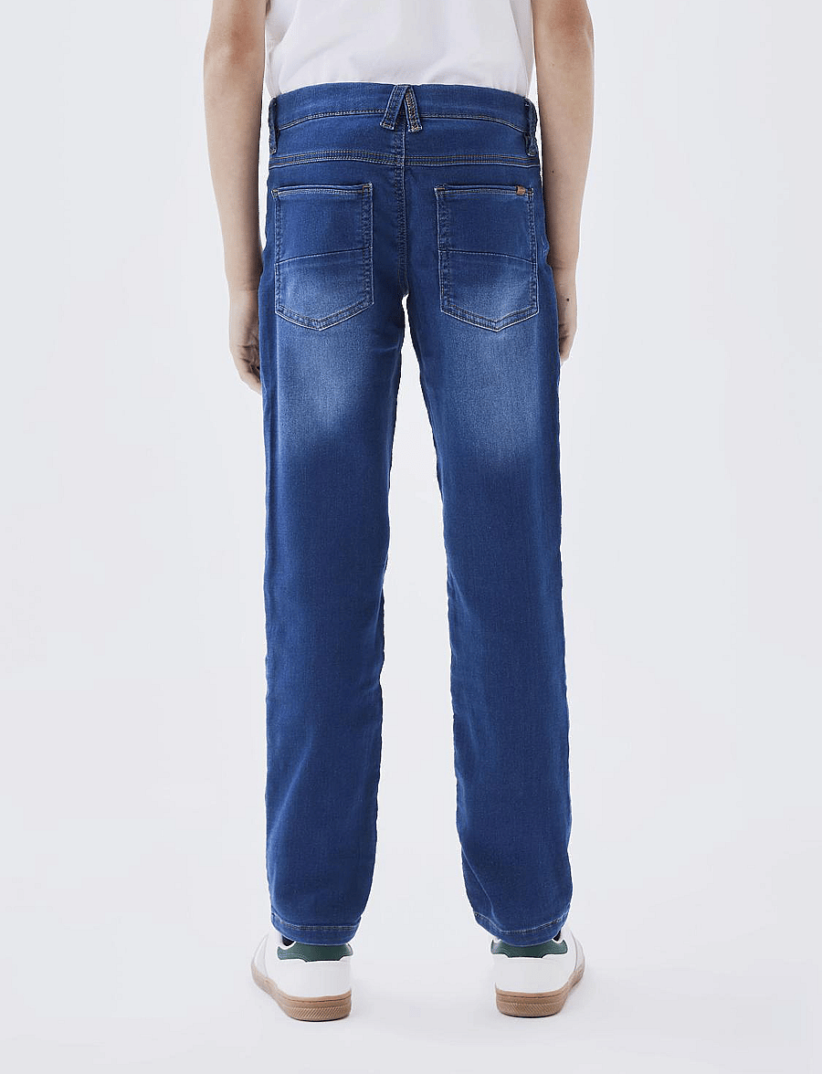 name it - NKMTHEO XSLIM SWE JEANS 3113-TH NOOS - skinny jeans - medium blue denim - 4