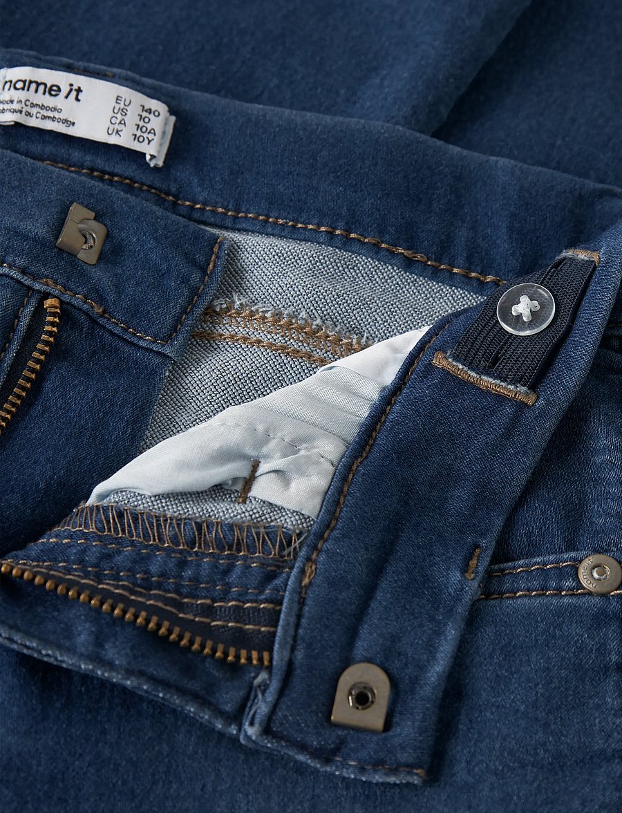 name it - NKMTHEO XSLIM SWE JEANS 3113-TH NOOS - skinny jeans - medium blue denim - 5