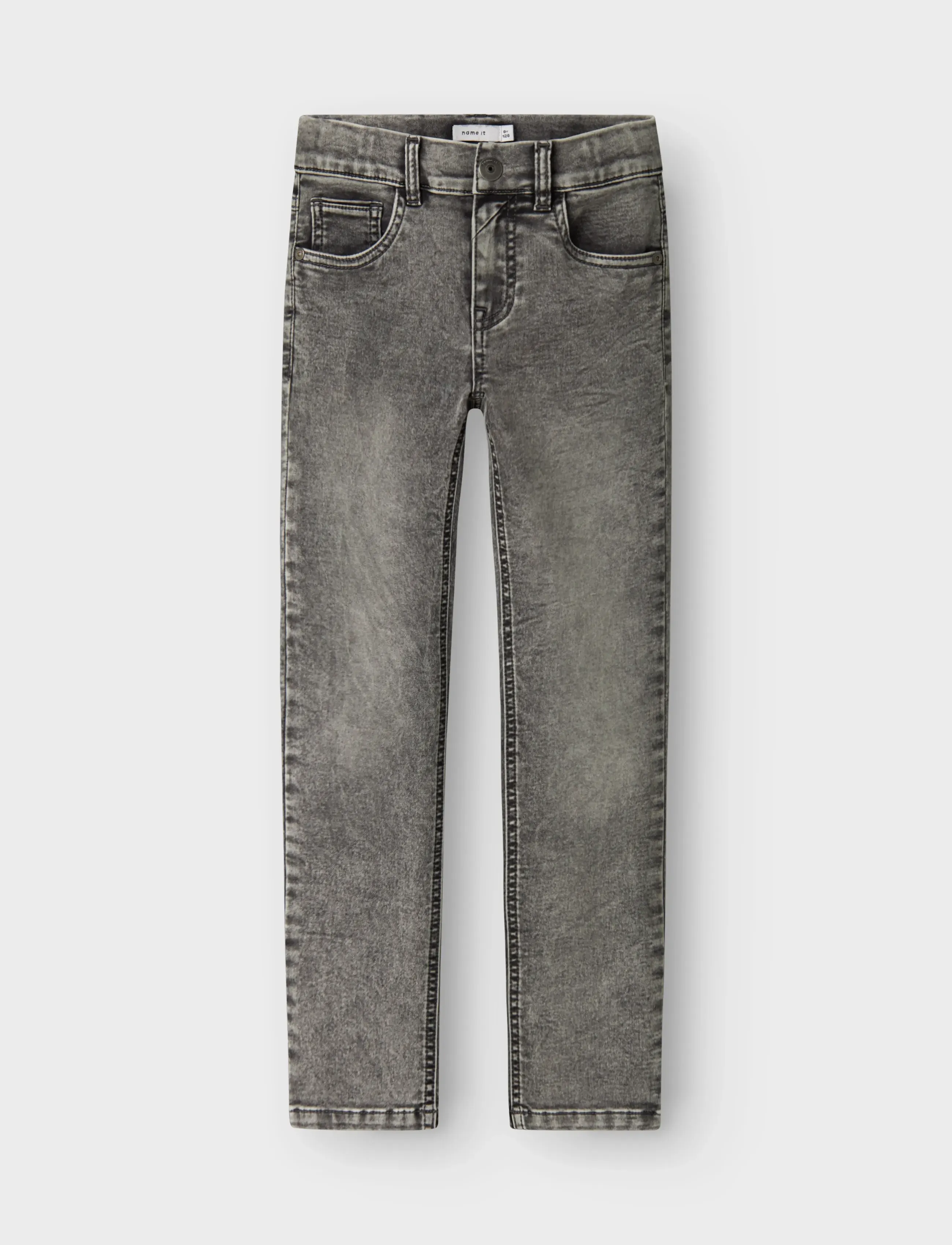 name it NKMTHEO XSLIM SWE JEANS 3113-TH NOOS - Skinny jeans - MEDIUM GREY DENIM / grey