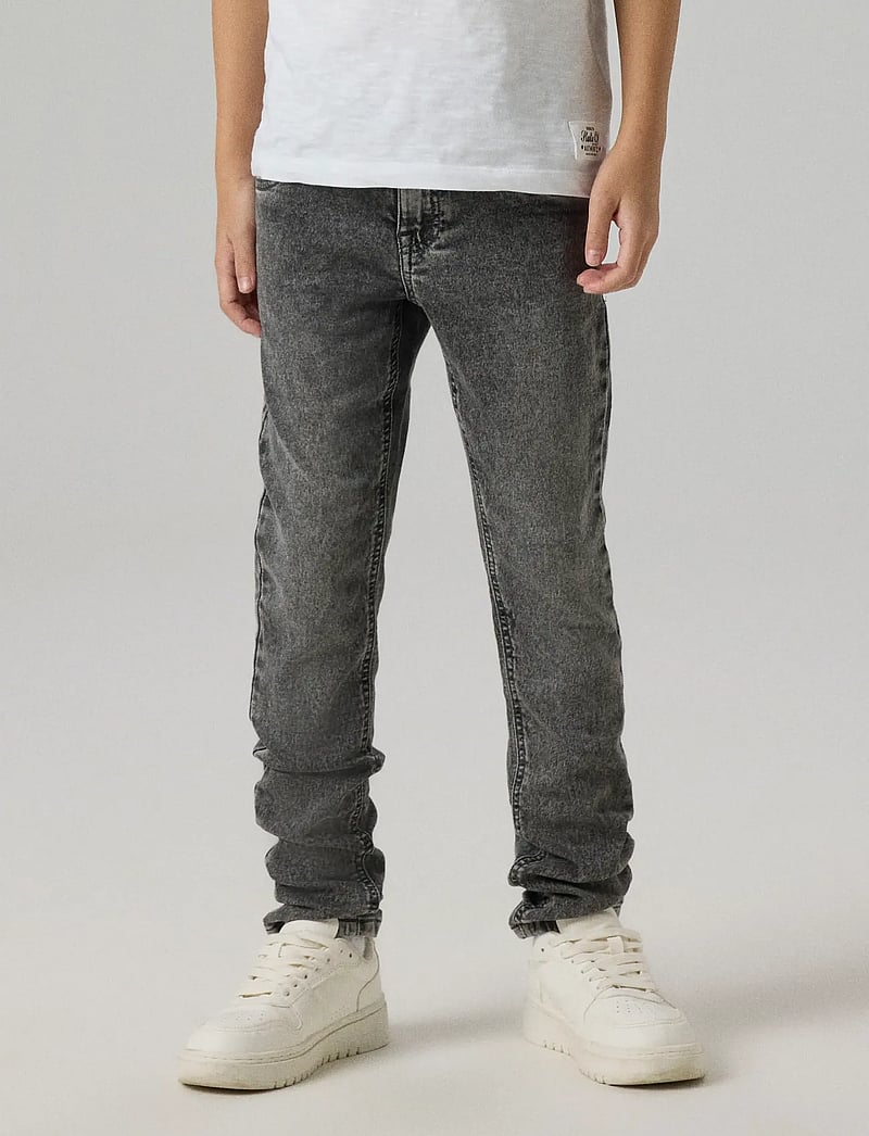 name it - NKMTHEO XSLIM SWE JEANS 3113-TH NOOS - skinny jeans - medium grey denim - 0