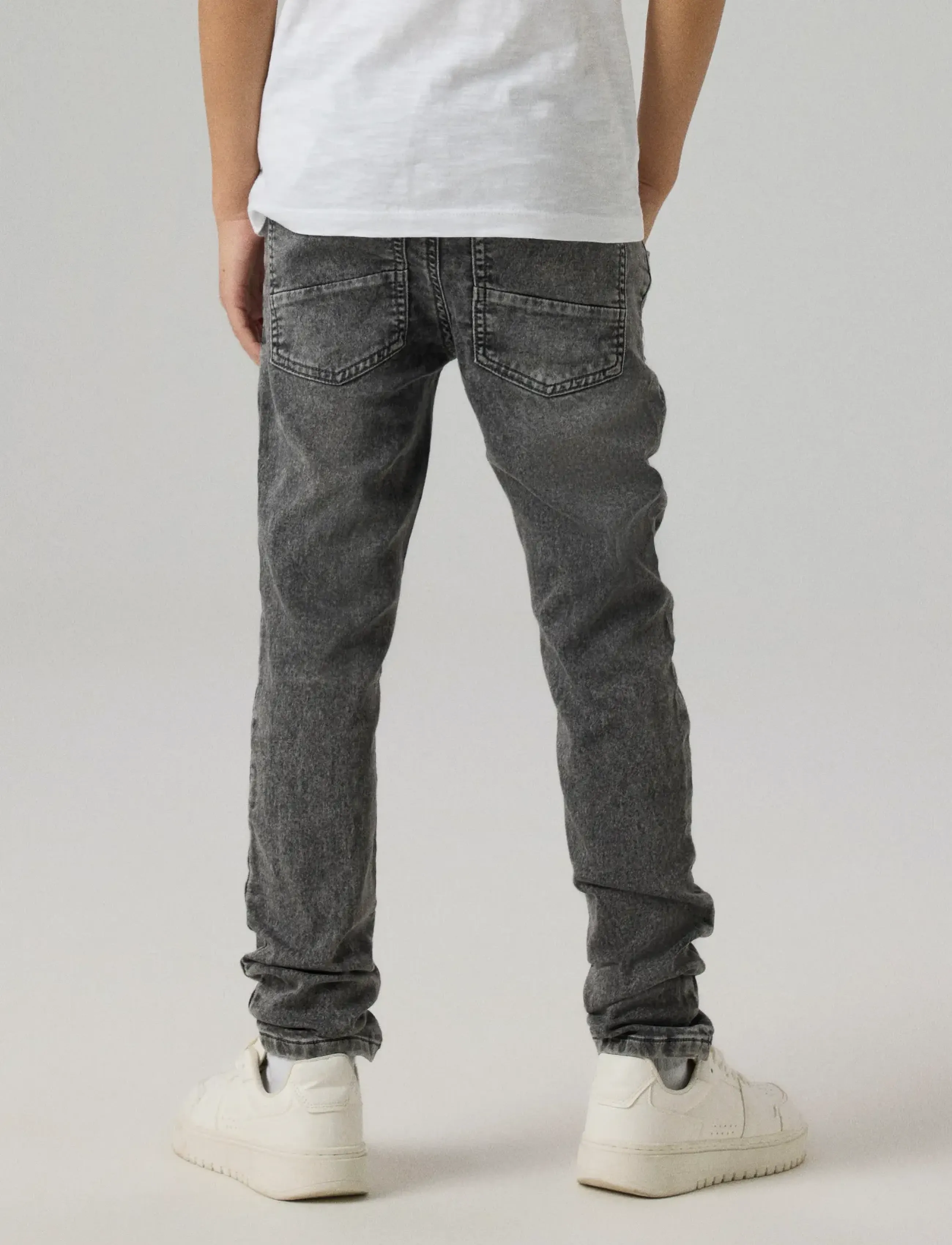 name it - NKMTHEO XSLIM SWE JEANS 3113-TH NOOS - skinny jeans - medium grey denim - 3
